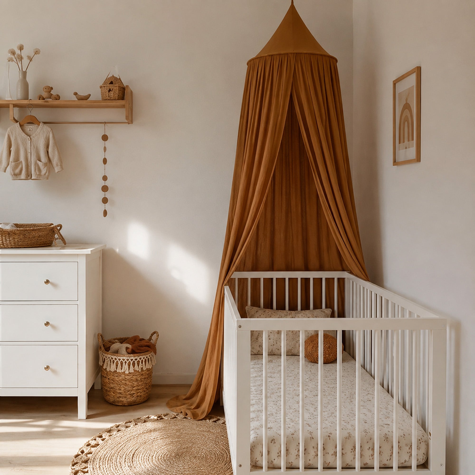 Baby Mosquito Net Caramel