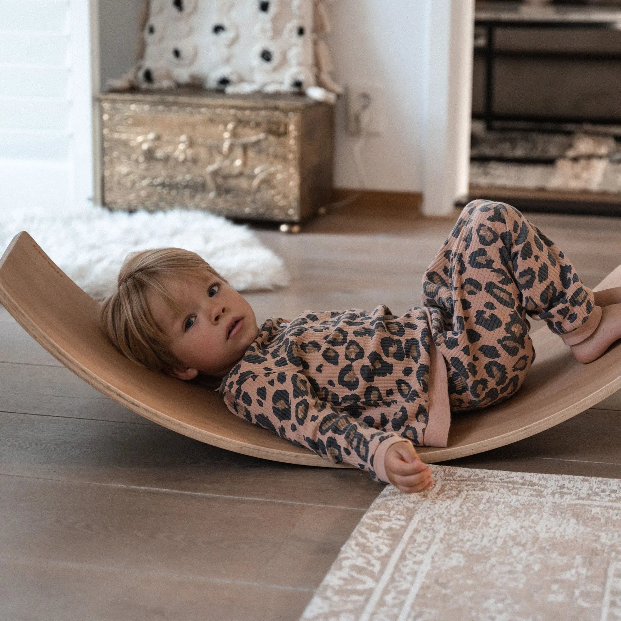 Planche d'Équilibre en Bois Feutre 90cm