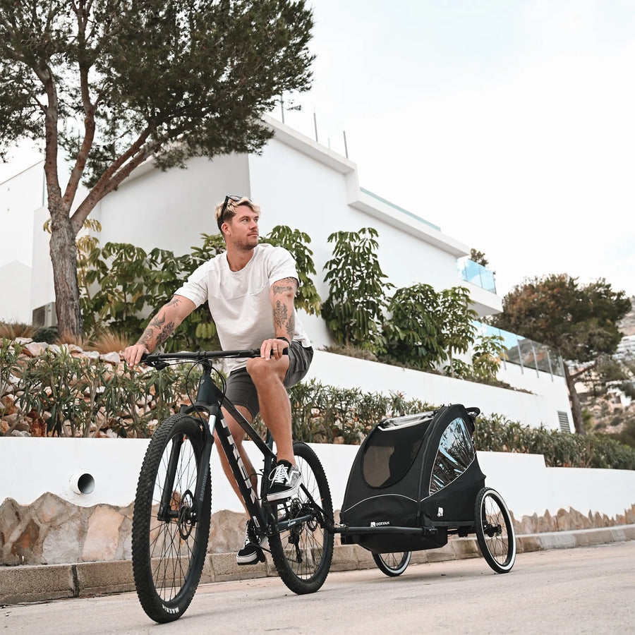 Luksus Cykeltrailer - cykeltrailer og klapvogn og løbevogn - 1 person
