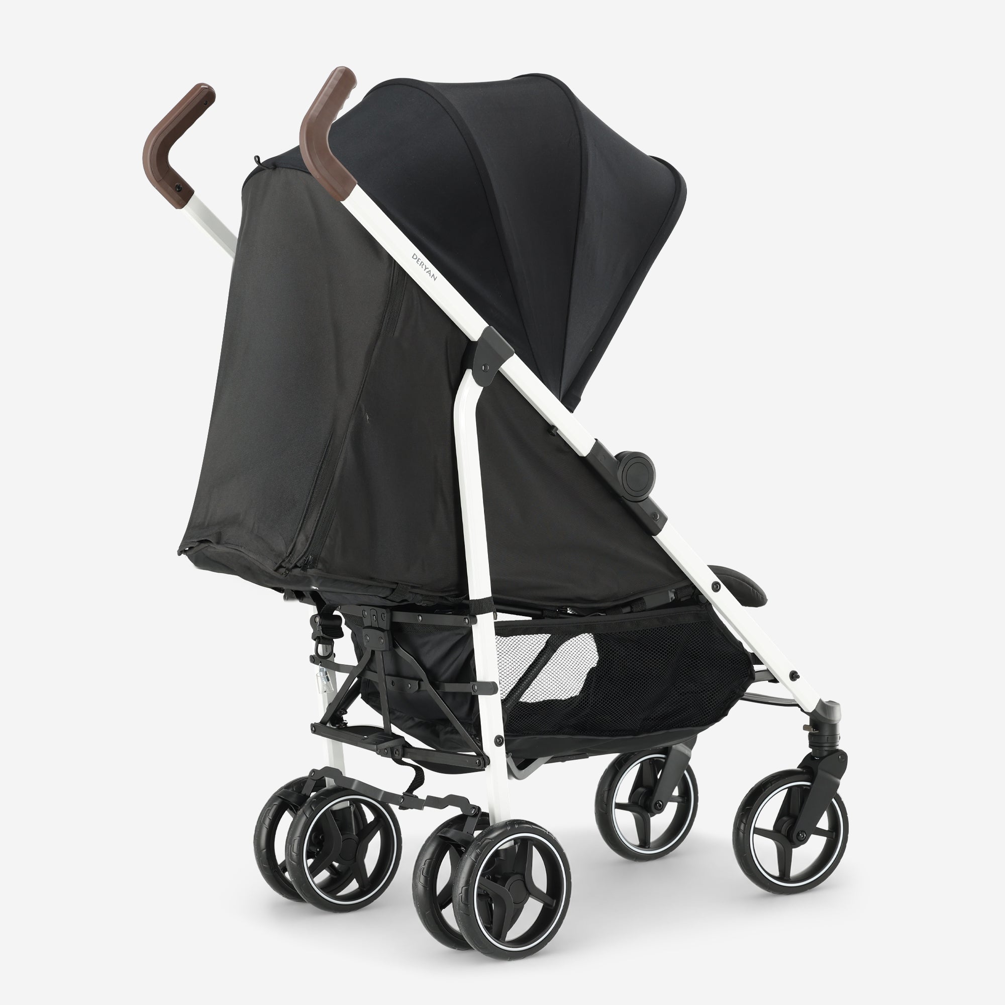 Bobbie Paraplu Buggy tot 22 kg - Wit Frame/Zwart
