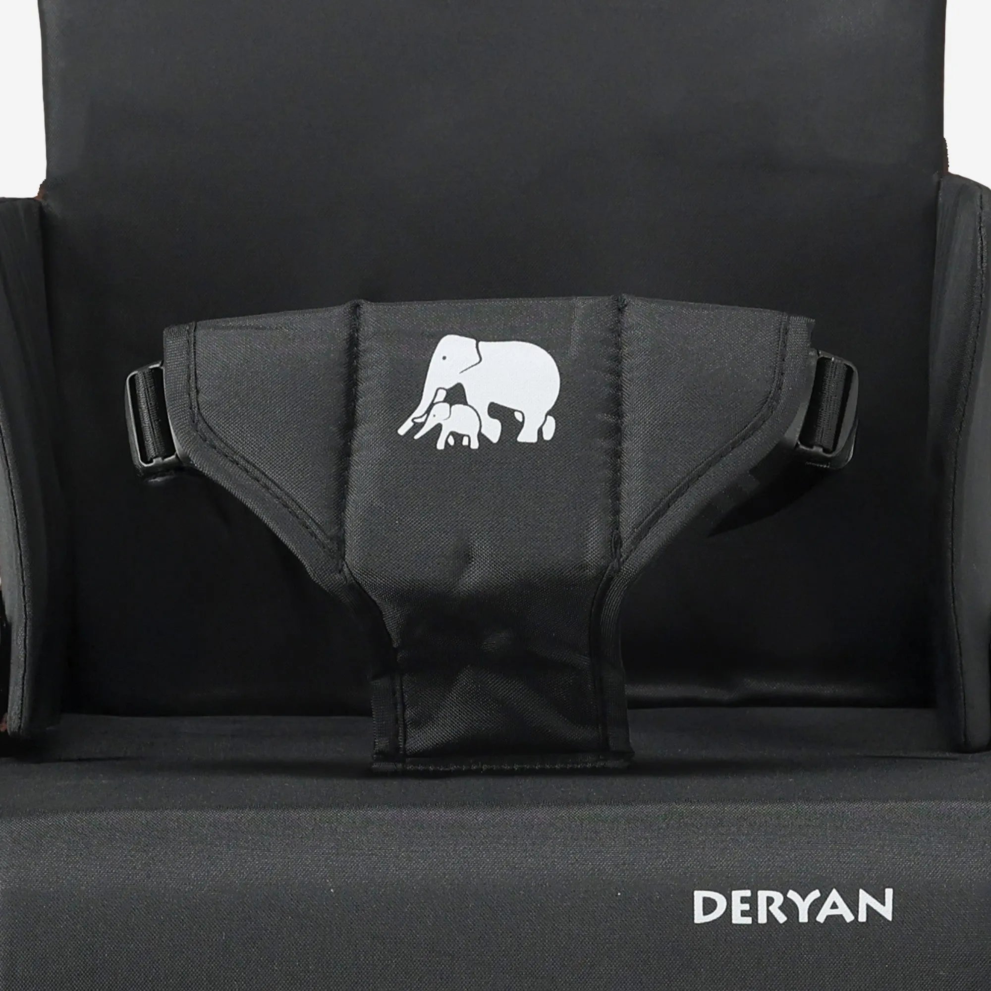 Travel Booster Stoelverhoger - Inclusief bevestigingsriem Black