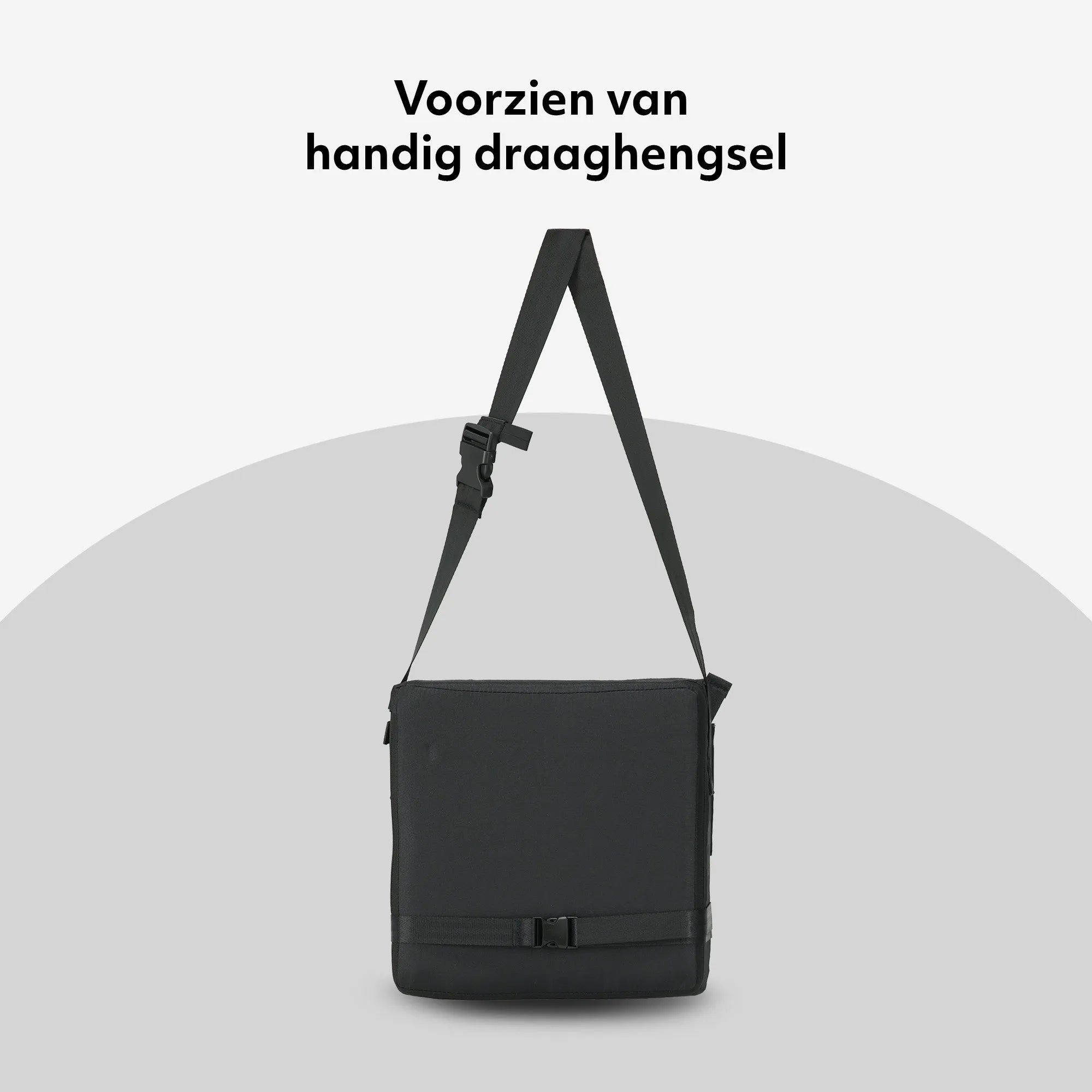 Travel Booster Stoelverhoger - Inclusief bevestigingsriem Black