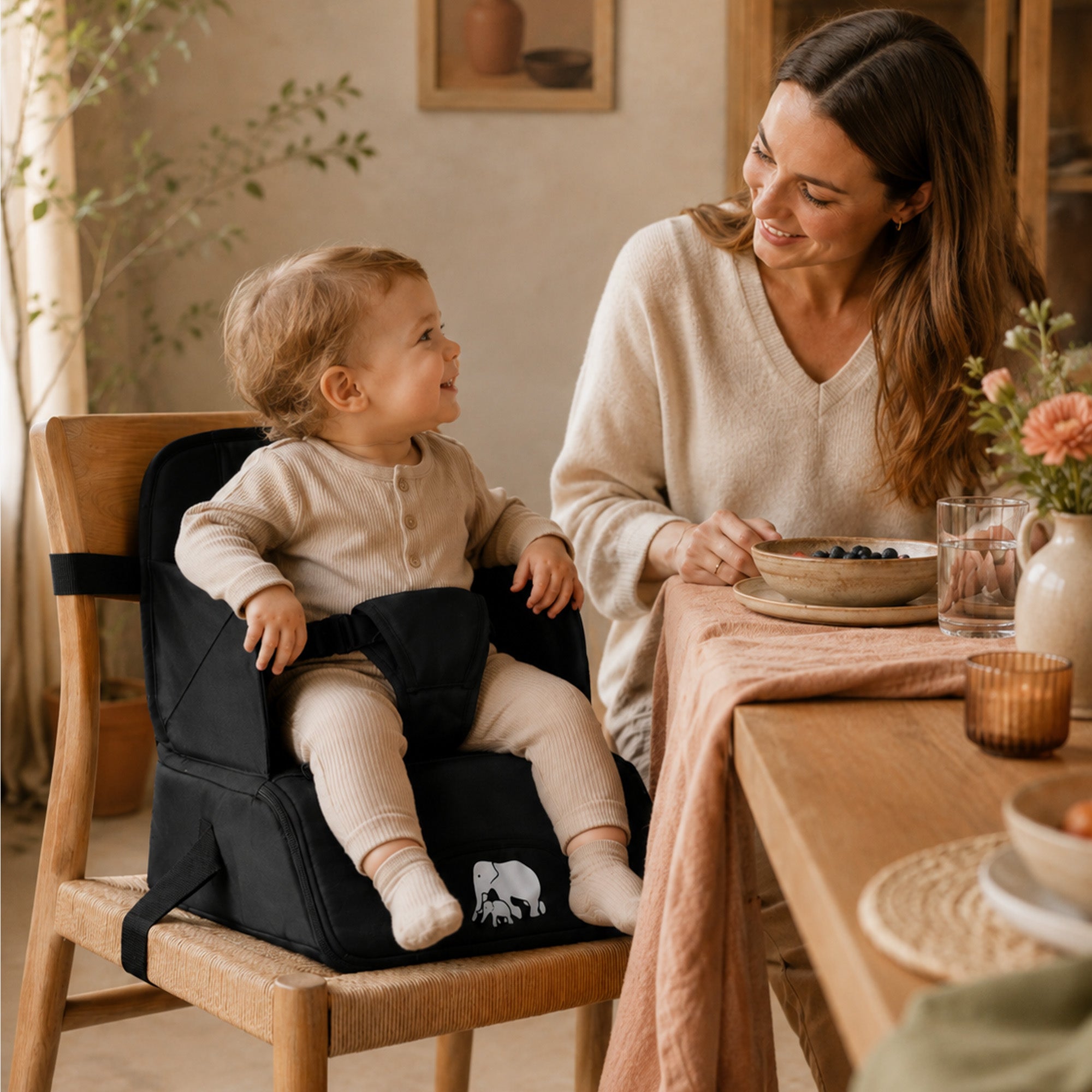 Booster Stoelverhoger V2 - Zwart