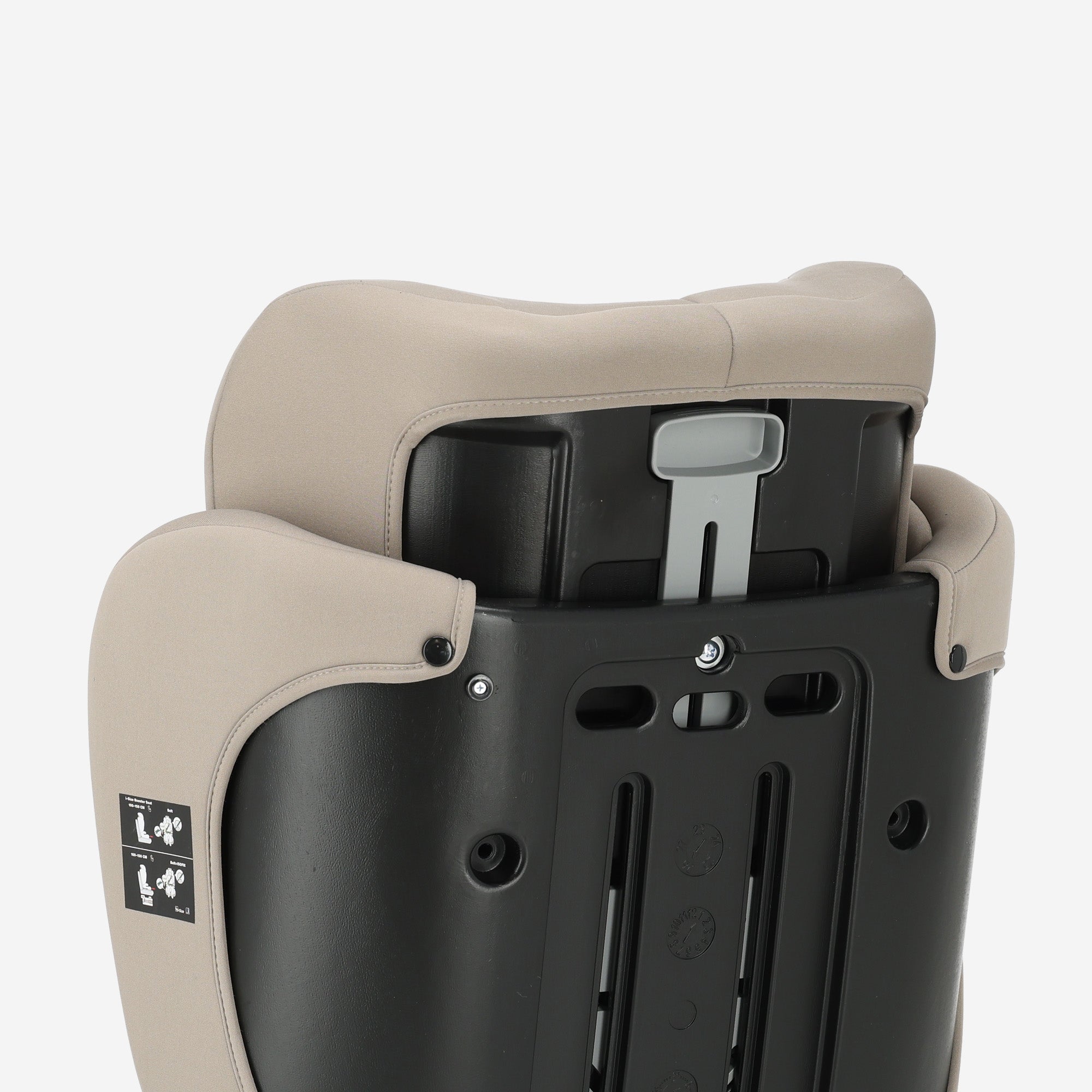 Fotelik samochodowy Charlie Luxe i-Size/Isofix Od 3,5 roku do ok. 12 lat – 100–150 cm – kolor Nougat