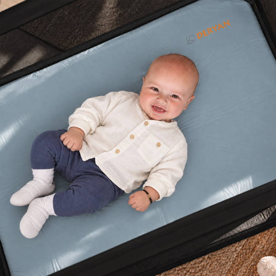 Zelfopblaasbaar campingbed matras - Grijs - 120x60 cm