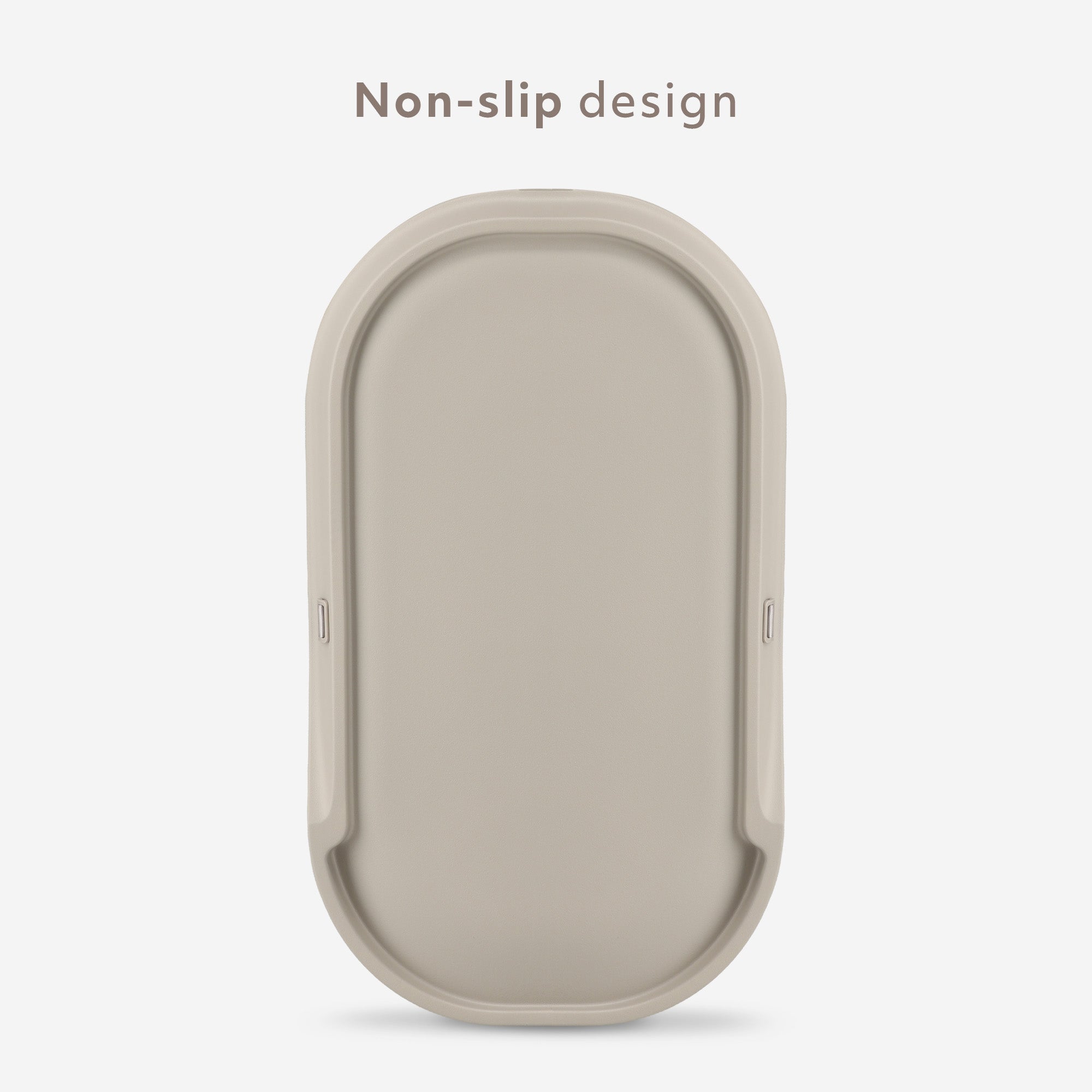 Verschoonkussen & Aankleedkussen – Multifunctioneel Waterdicht Verschoonmatje met Verhoogde Randen, Antislip PU-schuim – Comfortabel, Veilig & Hygiënisch Taupe