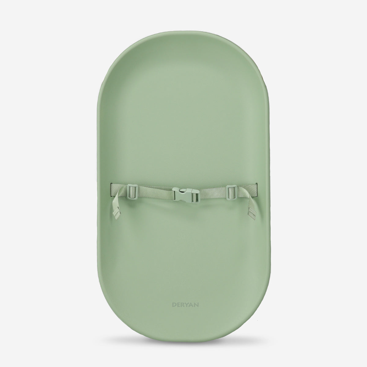 Wasserdichte Wickelauflage mit erhöhten Rändern – Sage Green