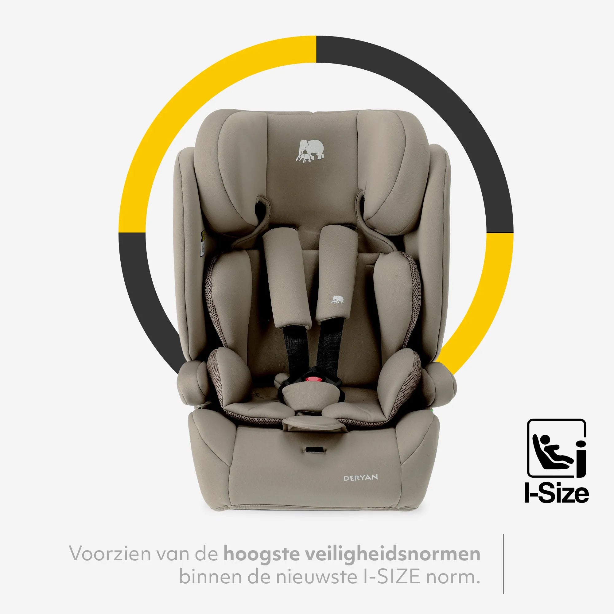 Carter Basic i-Size Car Seat 76–150 cm – 9–36 kg – Truffle Sand