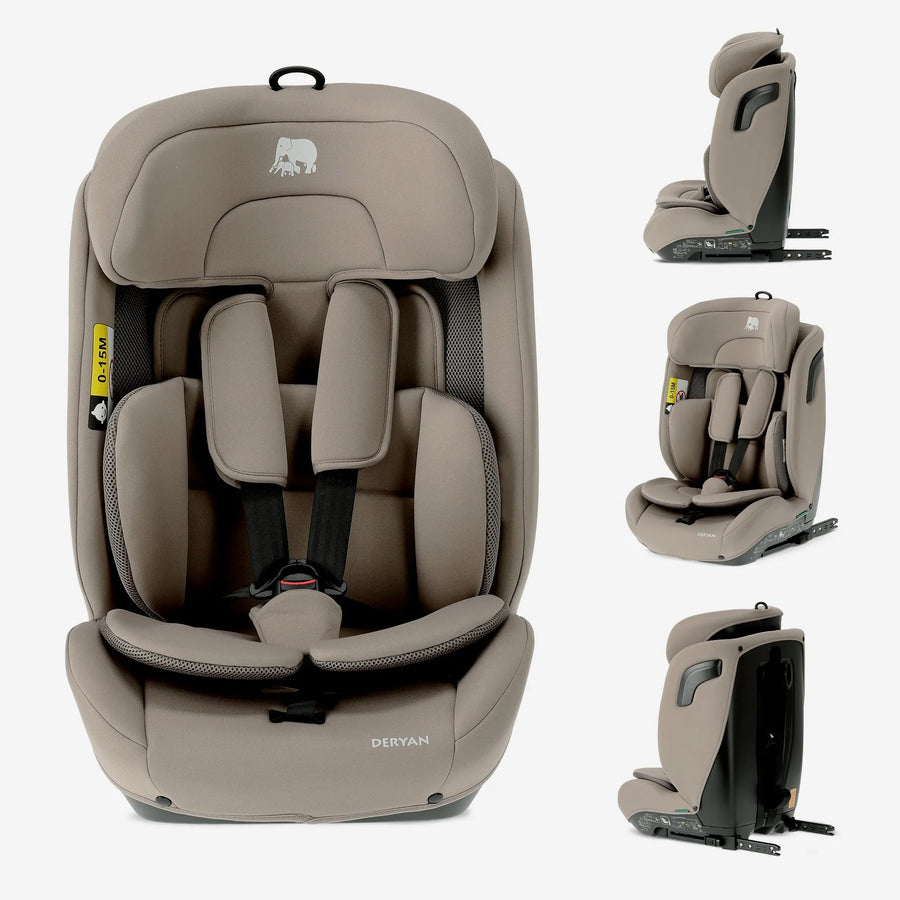 Carter Luxe i-Size/isofix Autostoel 76-150 cm - 9-36 kg - Truffle Nougat