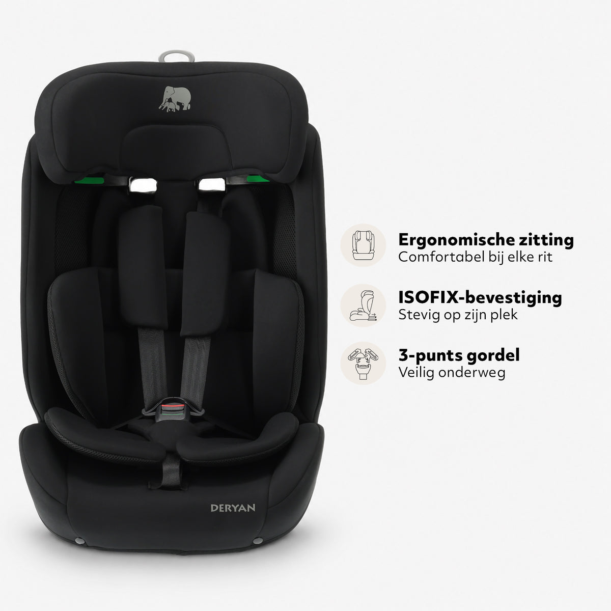 Carter Luxe i-Size bilbarnstol 76–150 cm – Isofix grupp 1/2/3