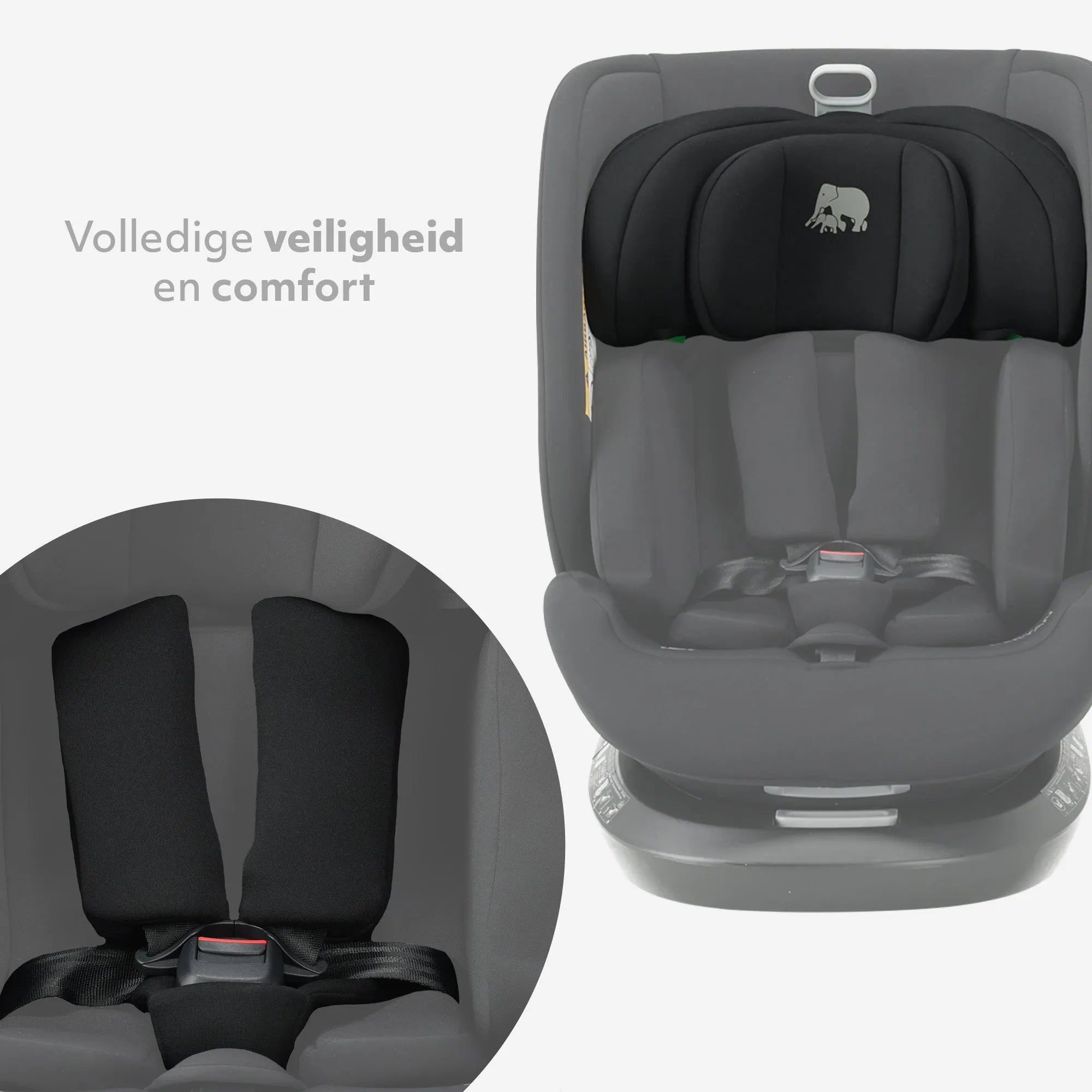 Cassie Luxe I-size Car Seat - Group 0-1-2-3 - Isofix - Rotates 360°