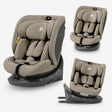 Cassie Luxe i-Size Car Seat Truffle Nougat 40–150 cm with Isofix and 360-degree swivel function