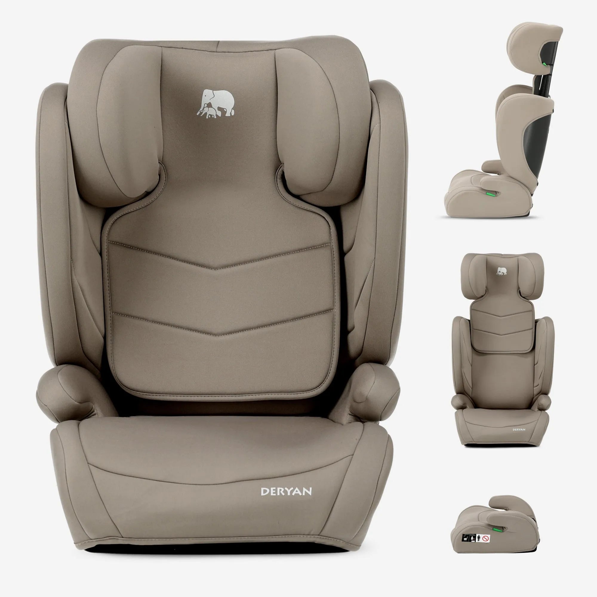 Seggiolino auto Charlie Basic i-Size - Dai 3,5 anni ai 12 anni circa - Gruppo 2/3 - 100-150 cm - Truffle Sand