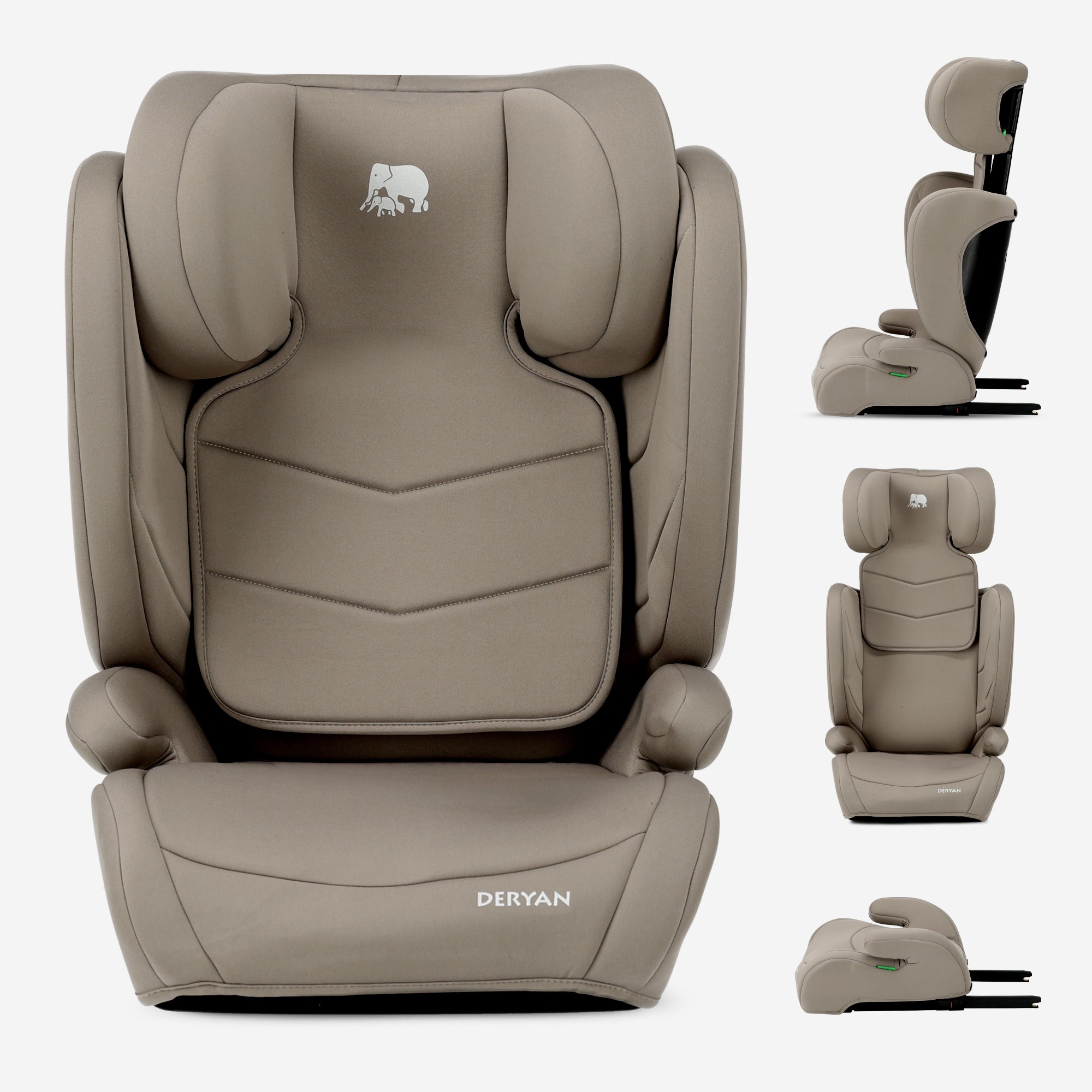 Charlie Luxe i-Size/Isofix-autostol Fra 3,5 år til ca. 12 år – 100–150 cm – Truffle Sand