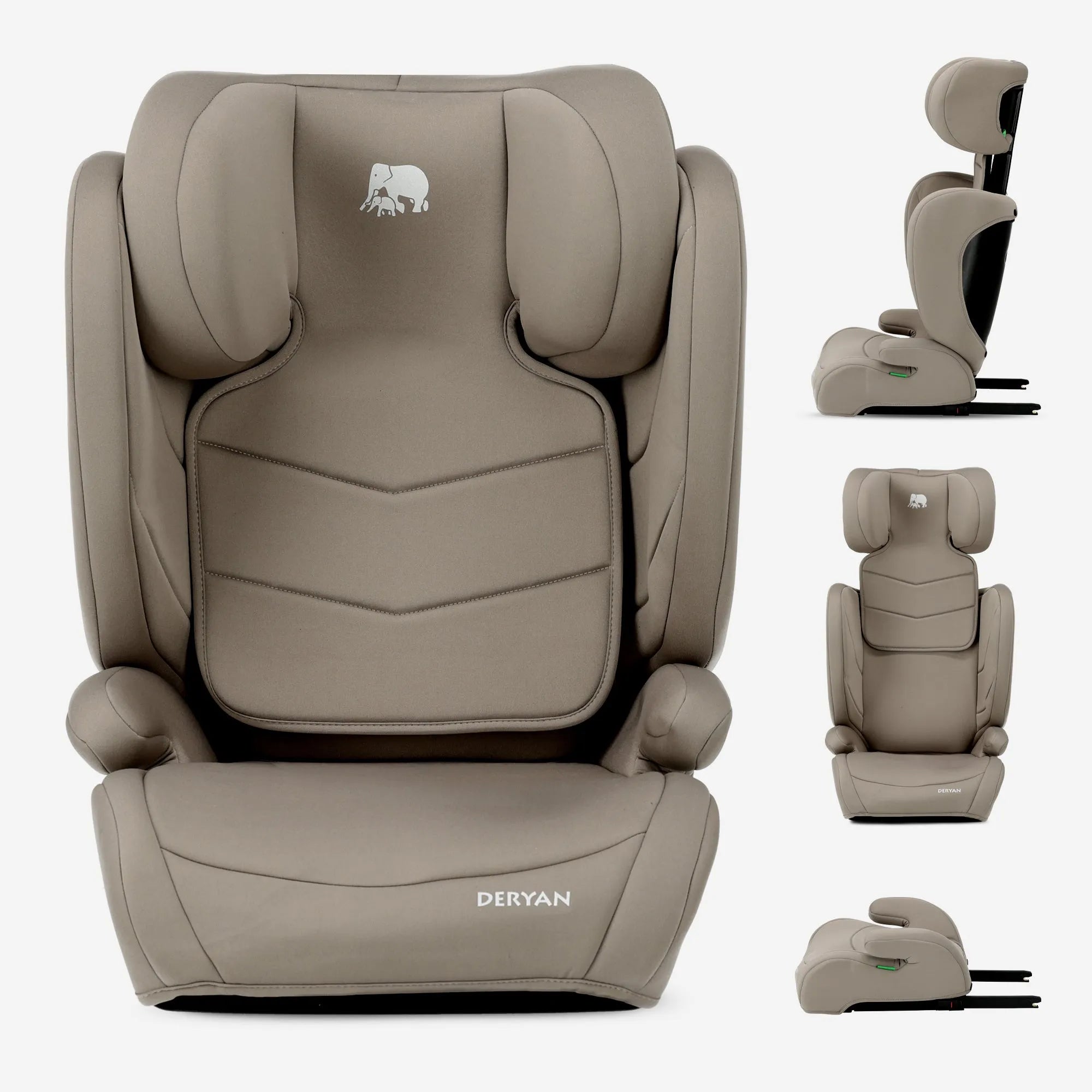 Charlie Luxe i-Size/isofix Autostoel Vanaf 3,5 jaar tot ca. 12 jaar - 100-150 cm - Truffle Sand