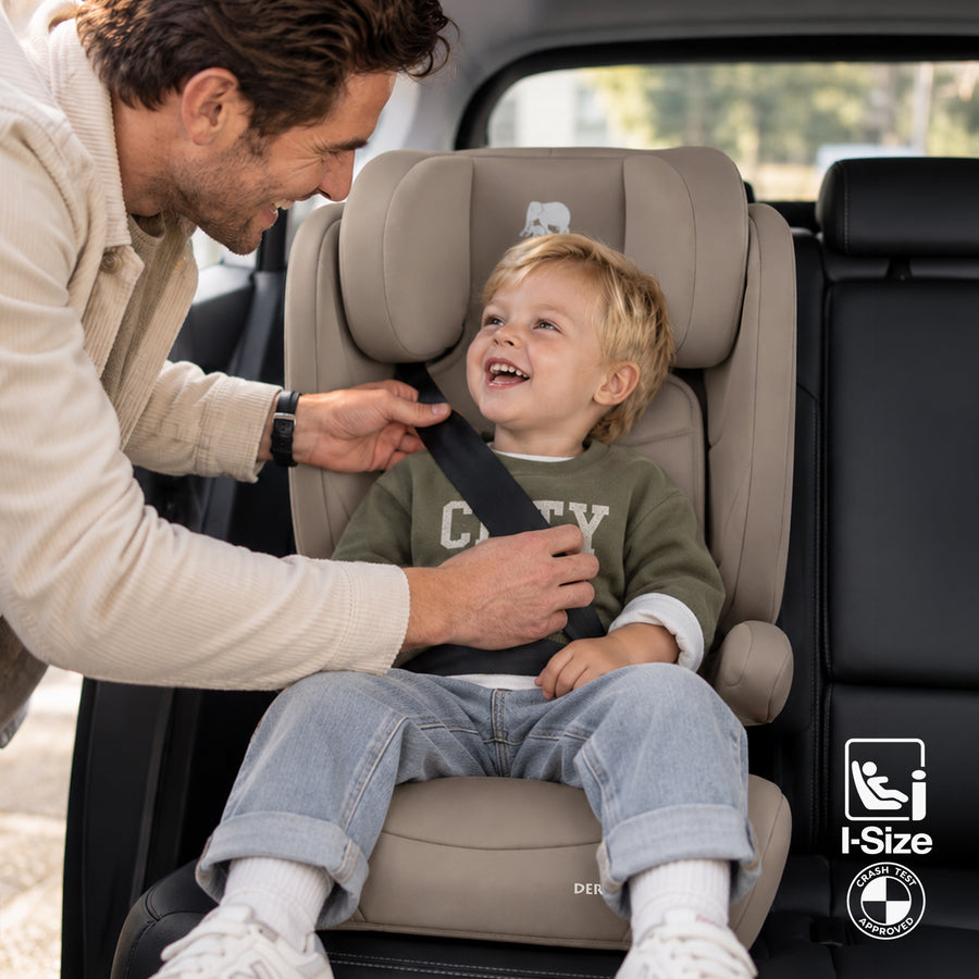 Charlie Luxe i-Size Car Seat 100–150 cm - Truffle Nougat