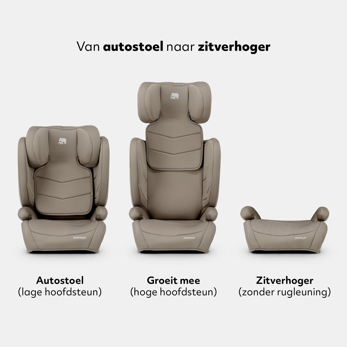 Siège auto Charlie Luxe i-Size 100-150 cm - Truffle Nougat