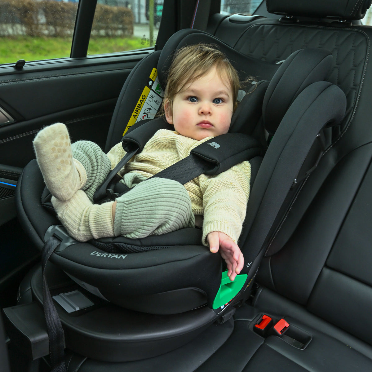 Chase Luxe i-Size bilsete 0-36 kg Isofix 360° - svart