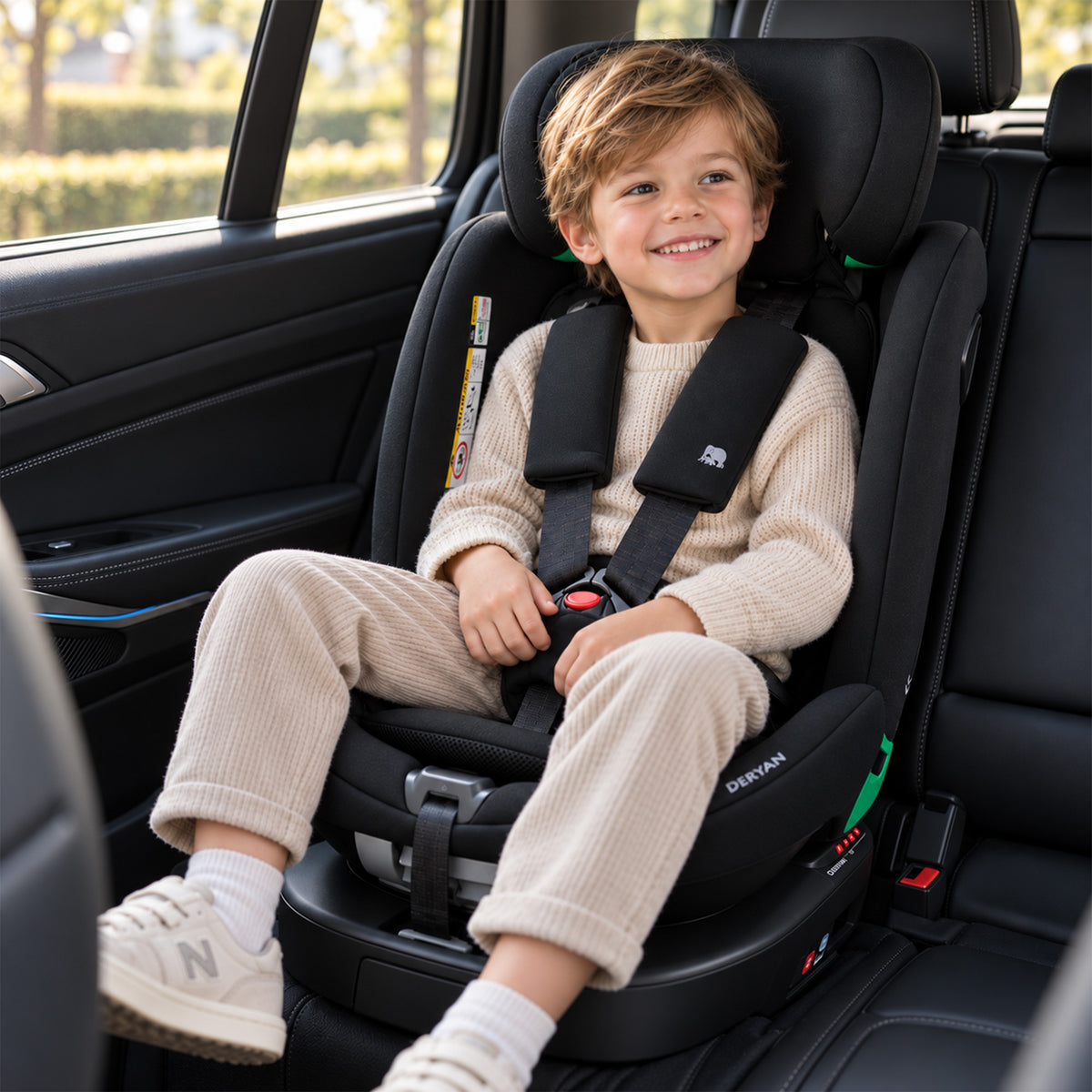 Chase Luxe i-Size bilsete 0-36 kg Isofix 360° - svart
