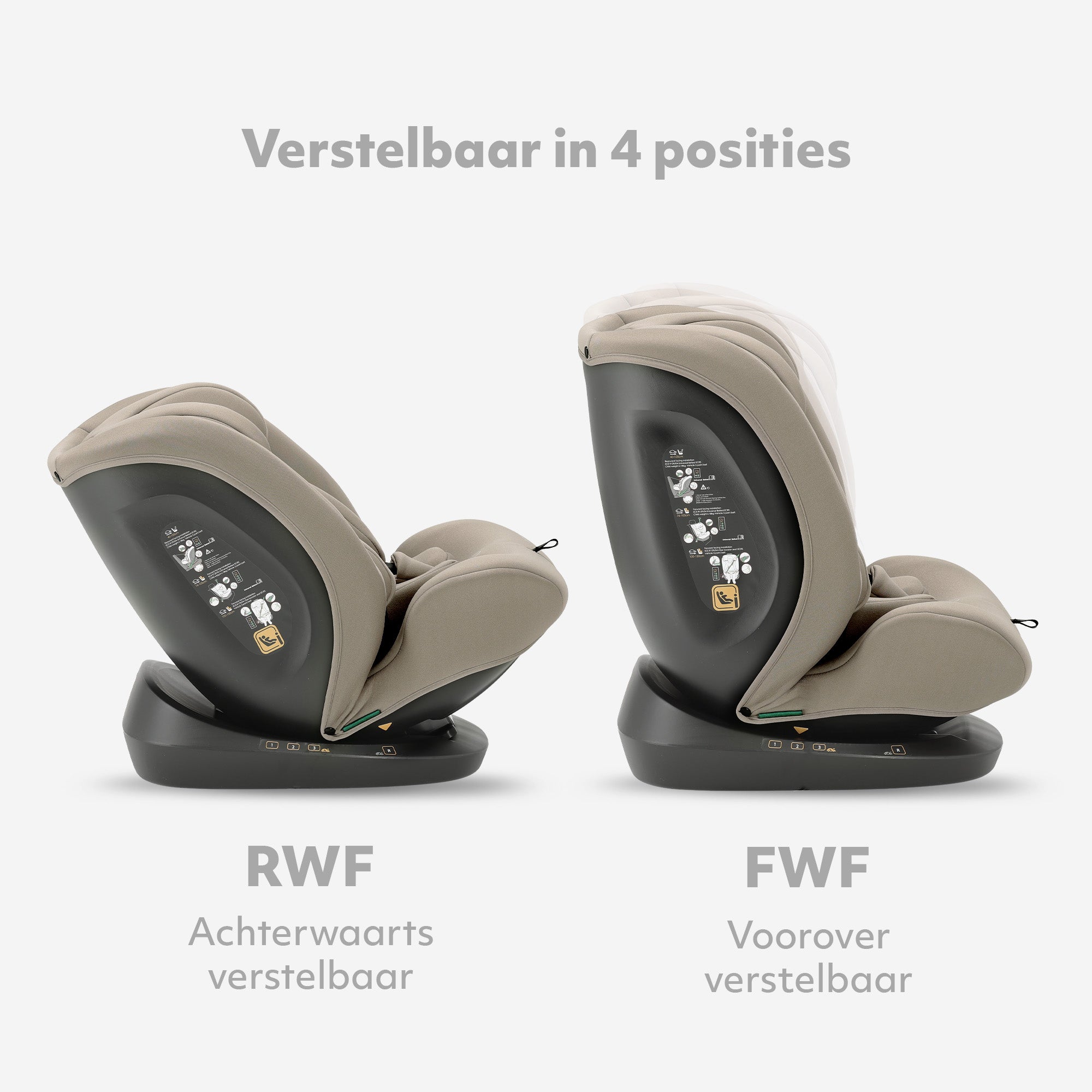 Clyde I-Size Car Seat - 40 to 150 cm - Truffle Sand