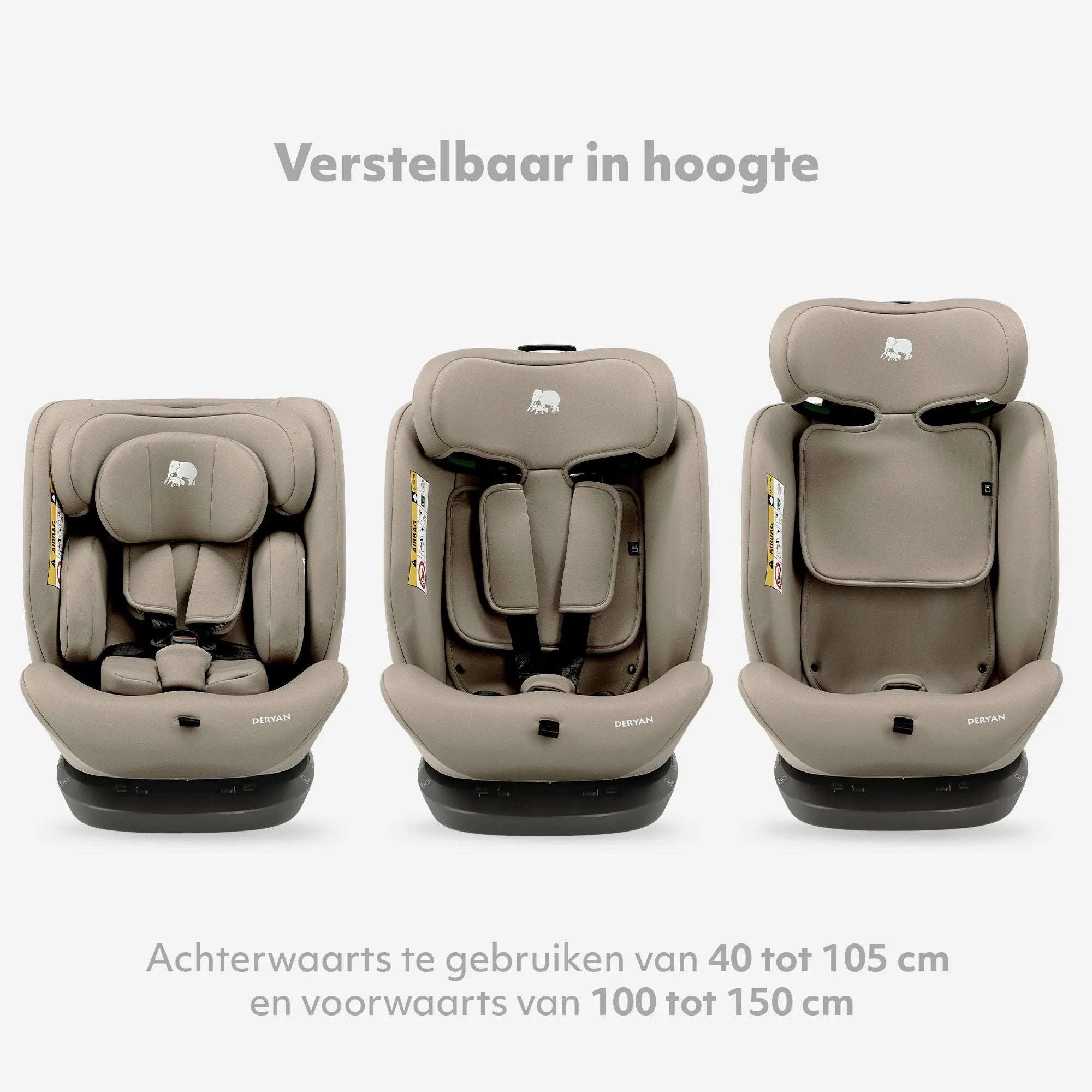 Clyde I-Size-Autokindersitz – 40 bis 150 cm – Truffle Sand