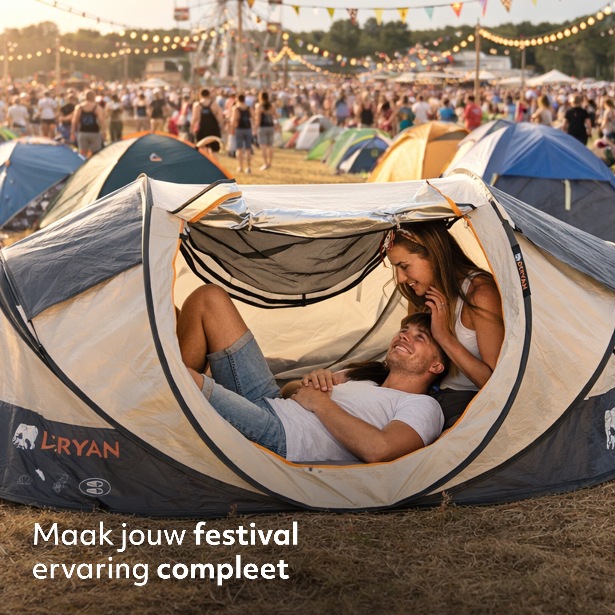 Pop Up Tält Cocoon - 2000MM vattenpelare - Navy