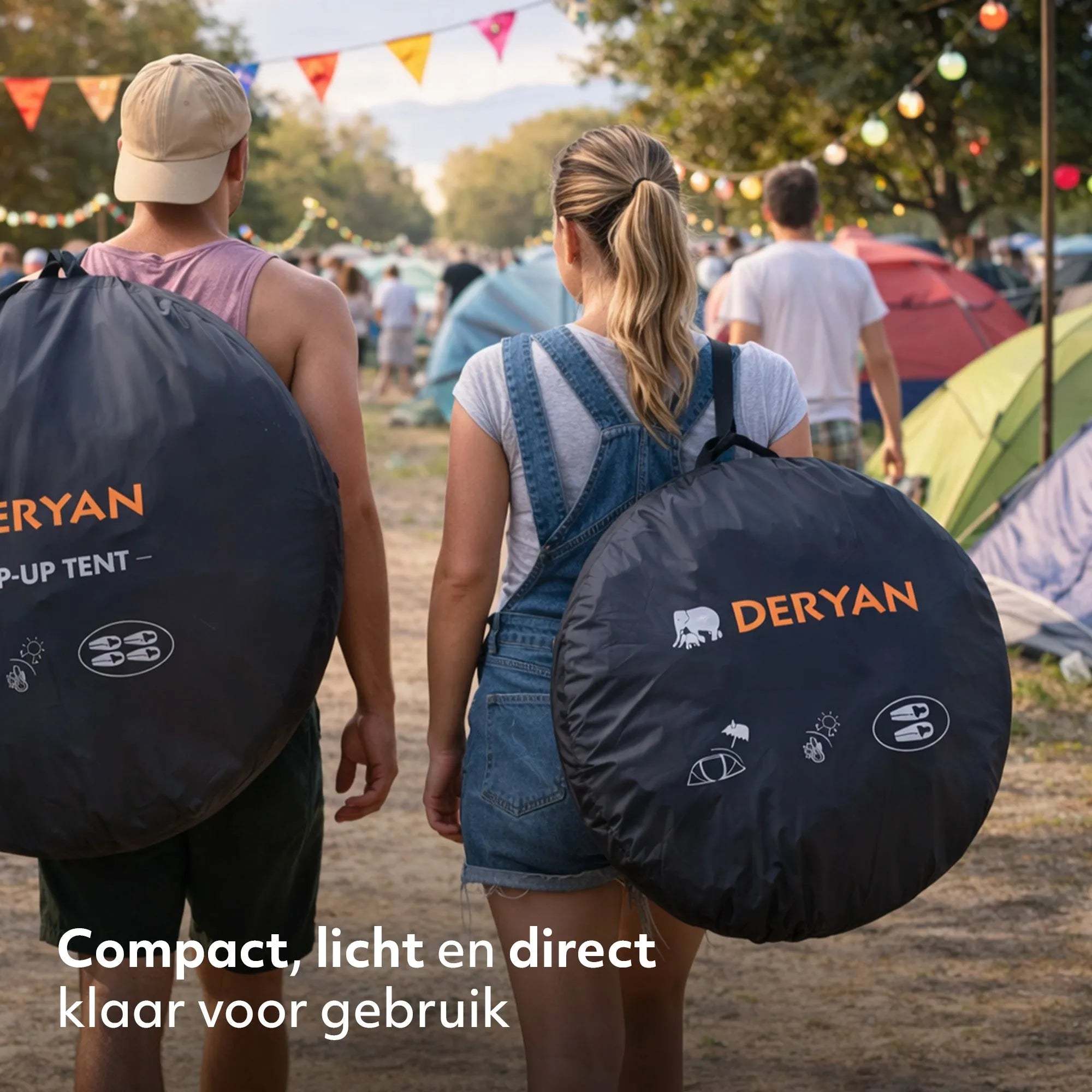 Pop Up Telt Cocoon - 2000MM vannsøyle - Navy