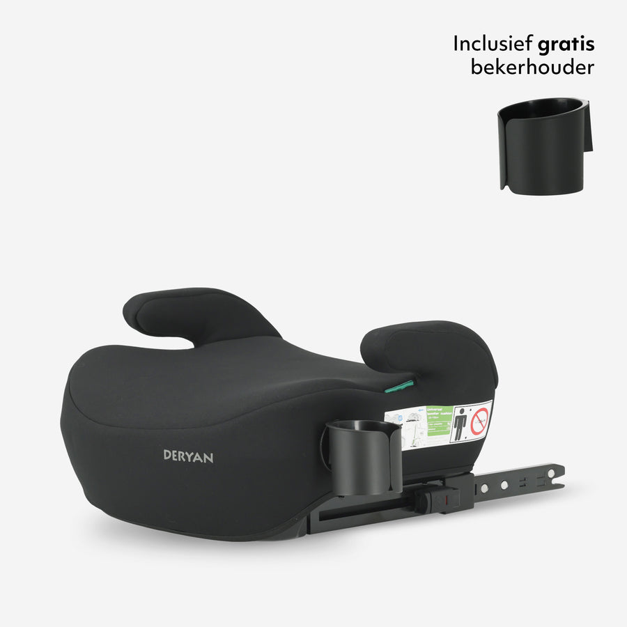 Cody i-Size-sædeforhøjer med ISOFIX - Sort