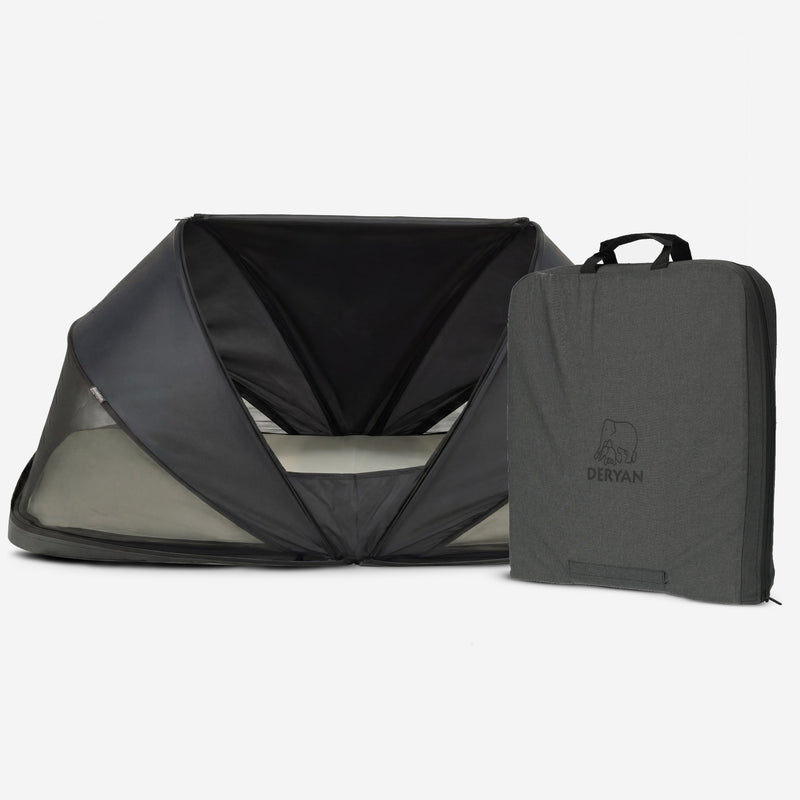 Lit de voyage Cutey - Tente pour bébé - Lit de voyage - Noir