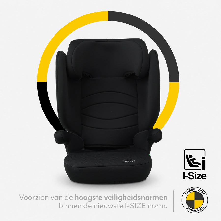Daisy Basic i-Size Car Seat - 100 to 150 cm - 3-Point Seat Belt - Adjustable Headrest