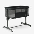 Cuna Snoozy Co-Sleeper negra para colocar junto a la cama de los padres: diseño compacto y ligero, ideal para los primeros meses