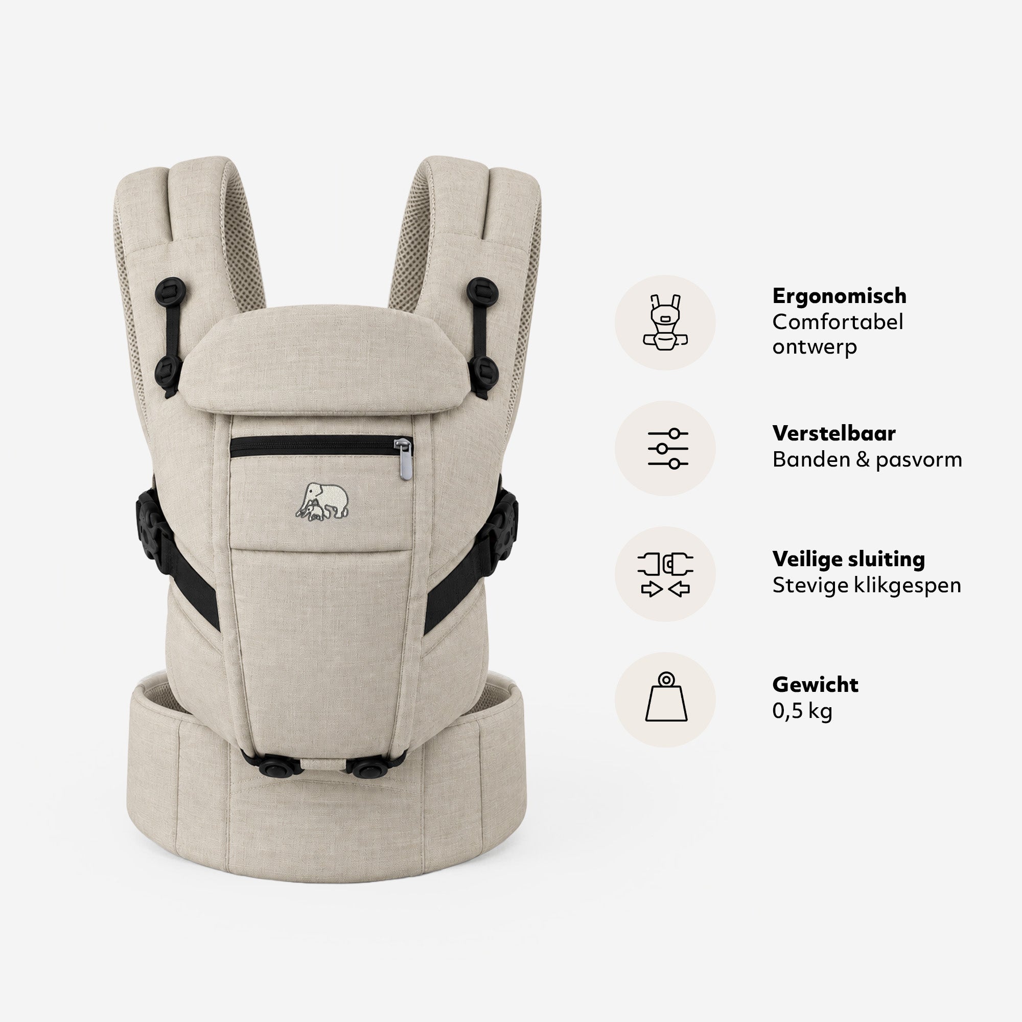 Baby Carrier 4-in-1 - Cream