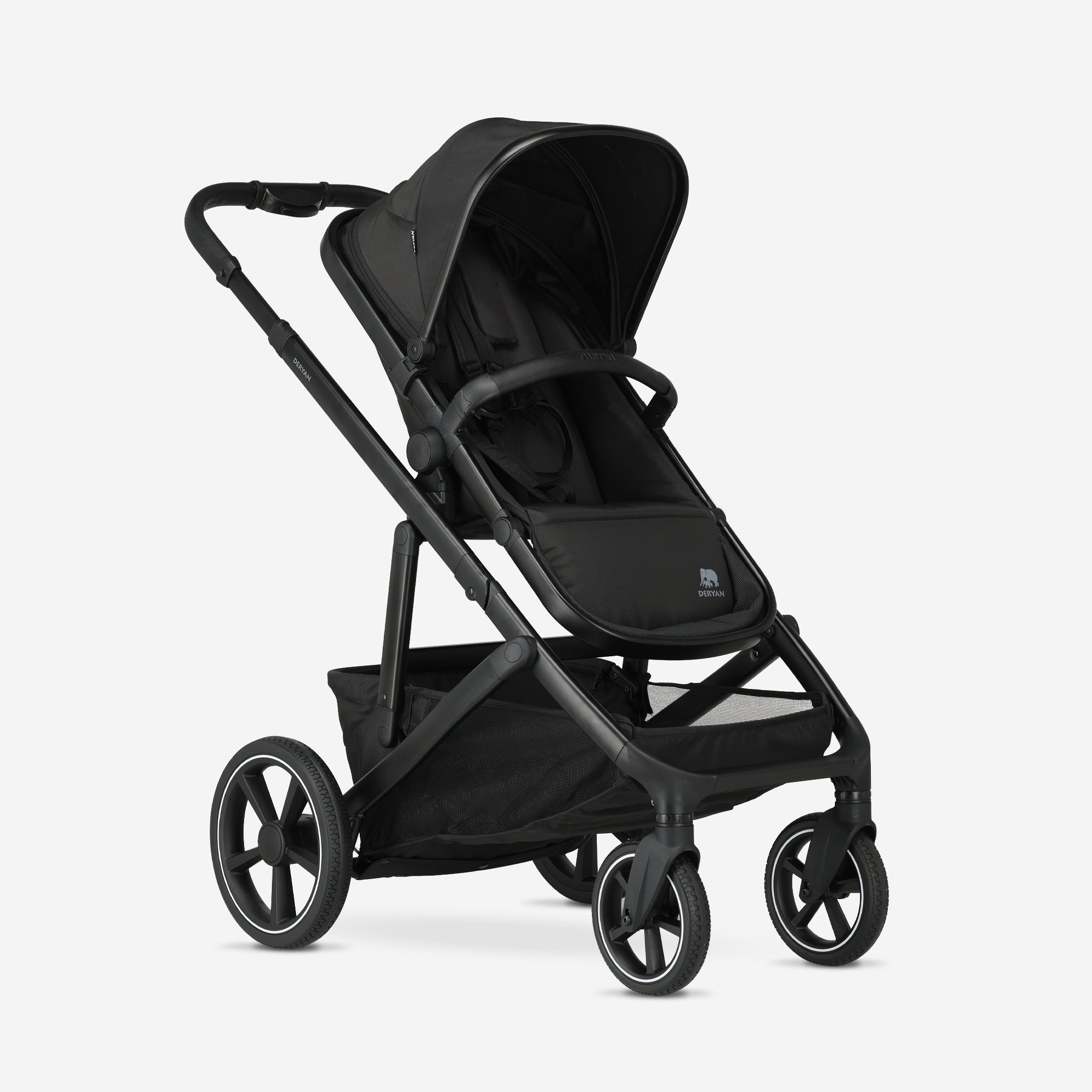 Evy² Duo barnvagn, svart, 2-i-1