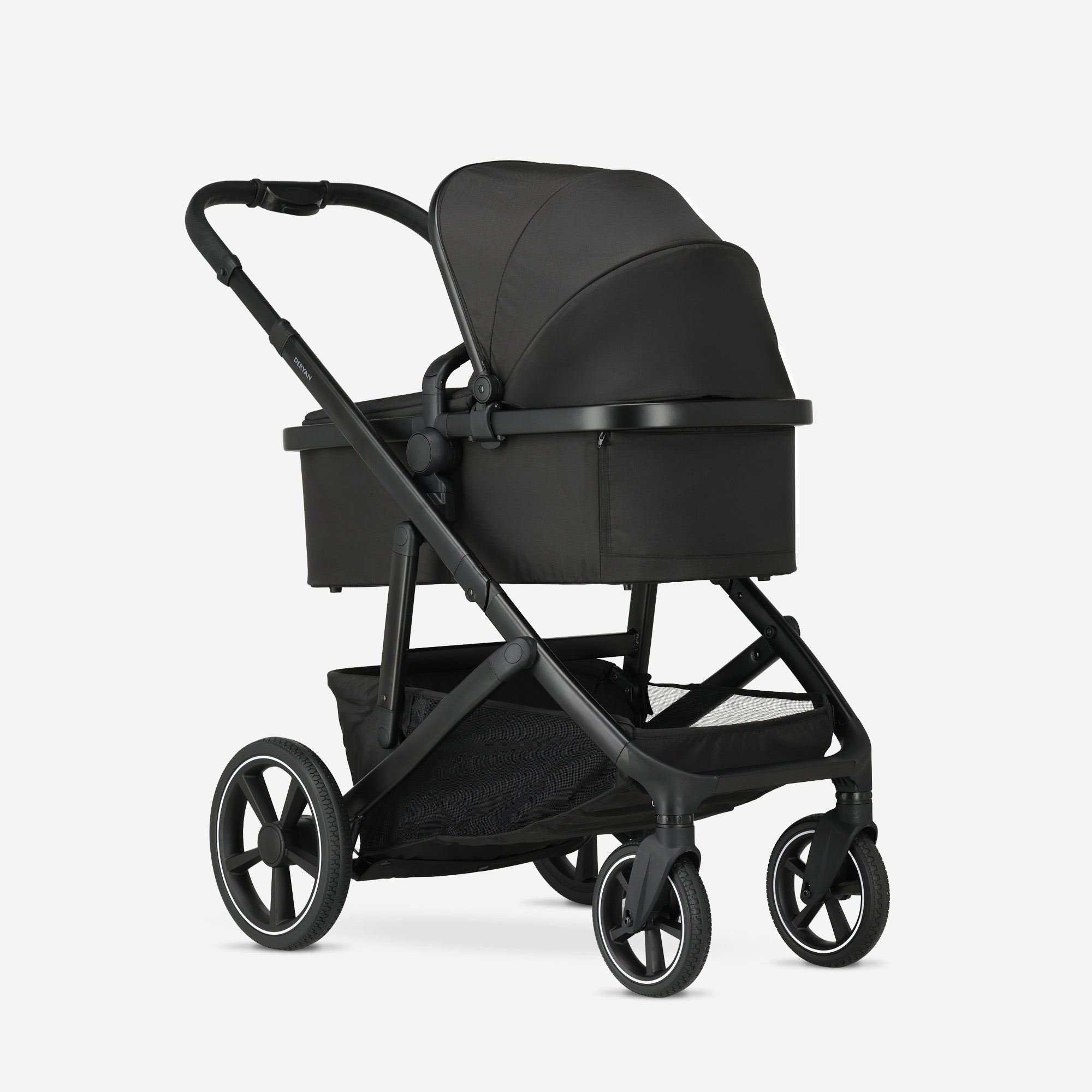 Evy² Duo barnvagn, svart, 2-i-1