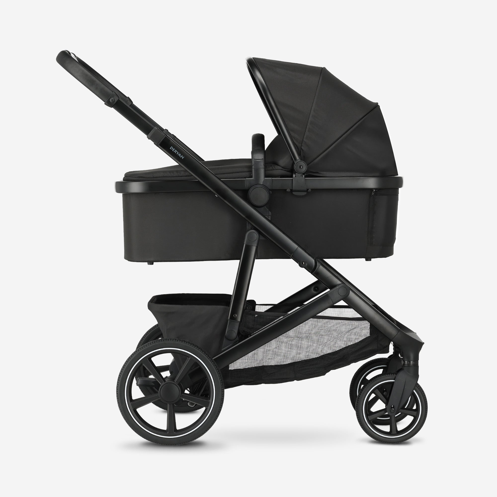Evy² Duo barnvagn, svart, 2-i-1