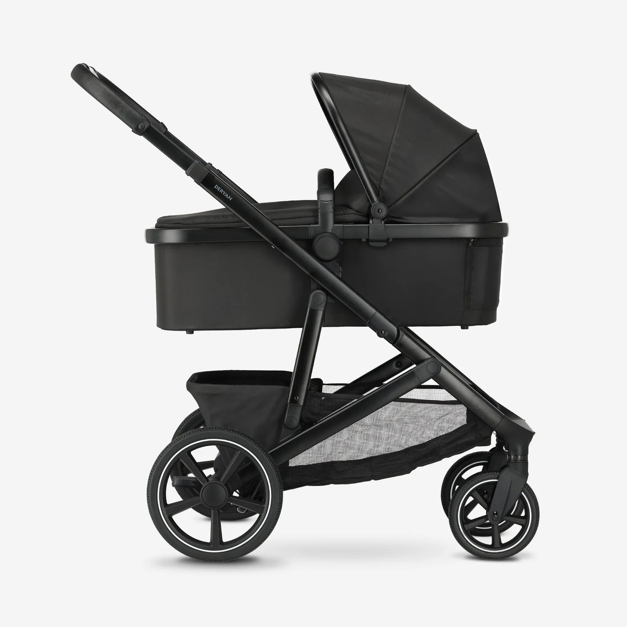 Evy² Duo barnevogn, sort, 2-i-1