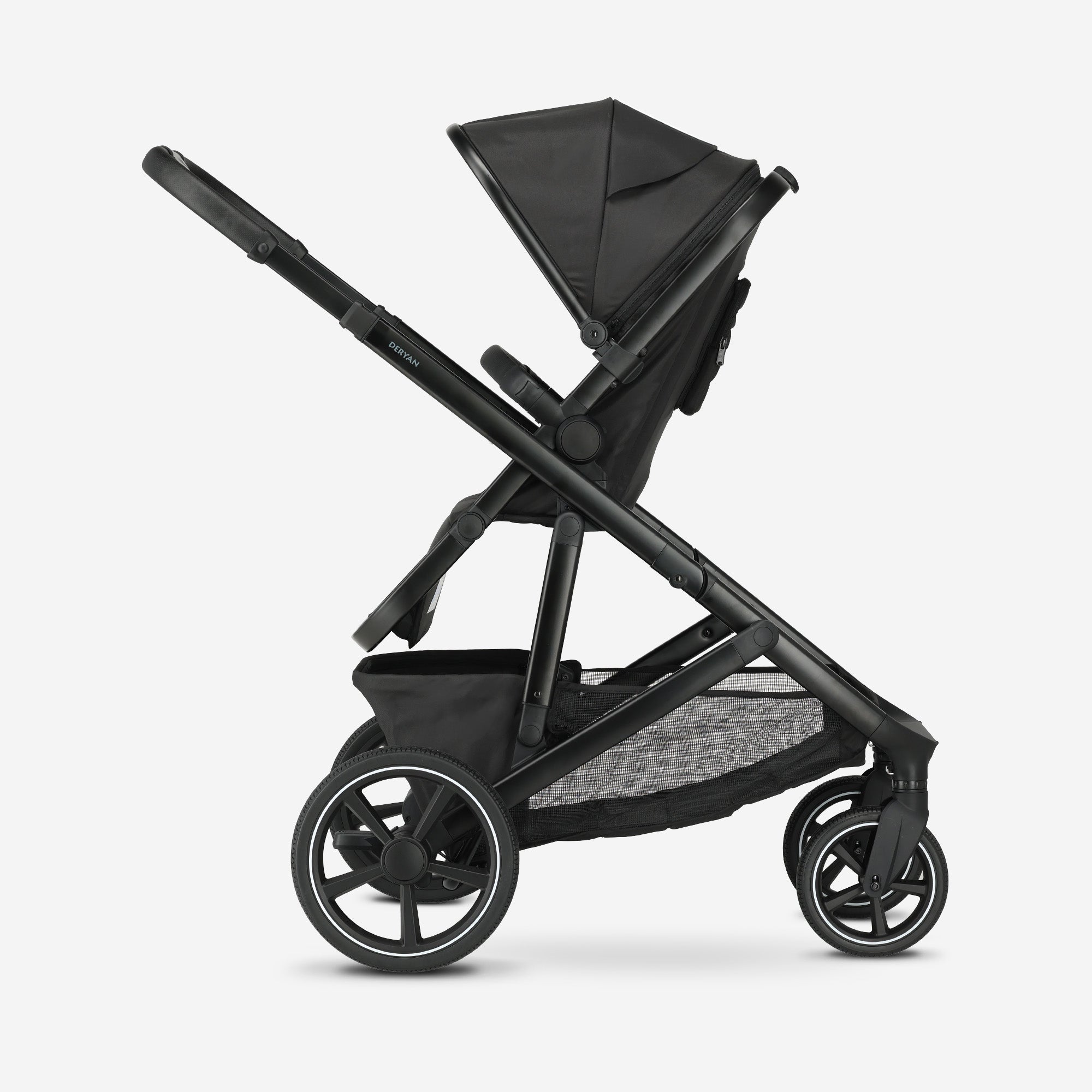Evy² Duo barnvagn, svart, 2-i-1