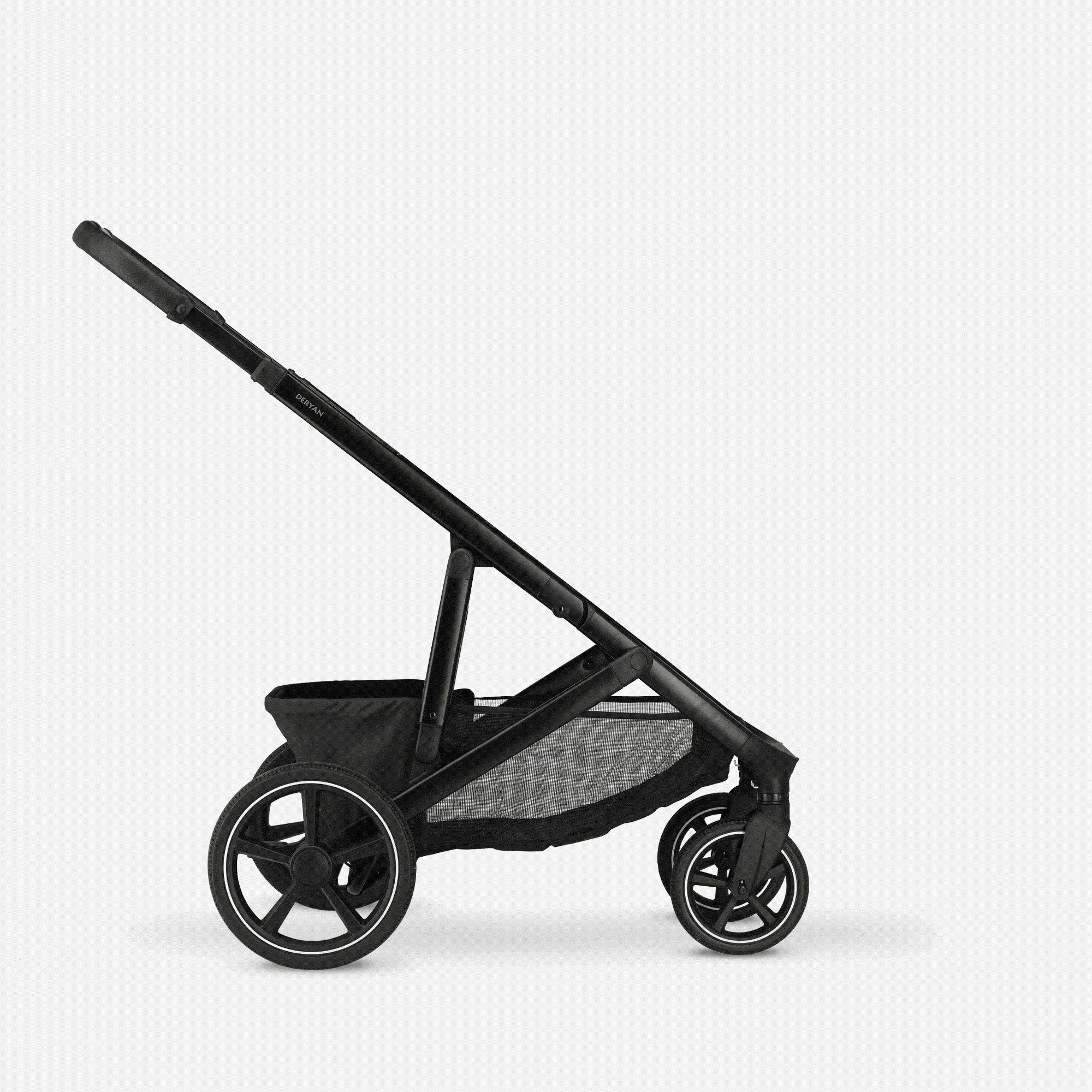 Evy² Duo barnvagn, svart, 2-i-1