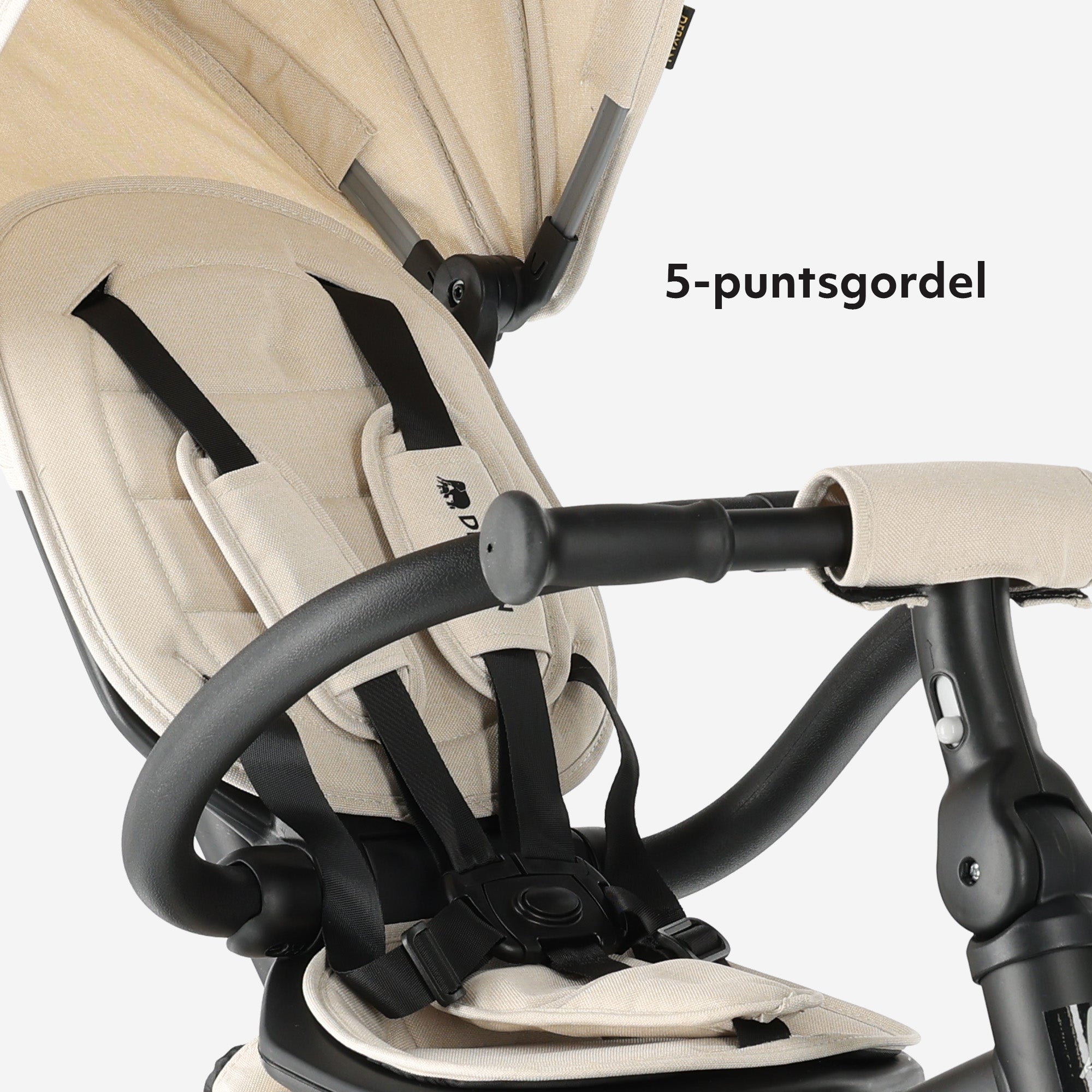 <tc>DERYAN</tc> Explorer trehjulet cykel creme