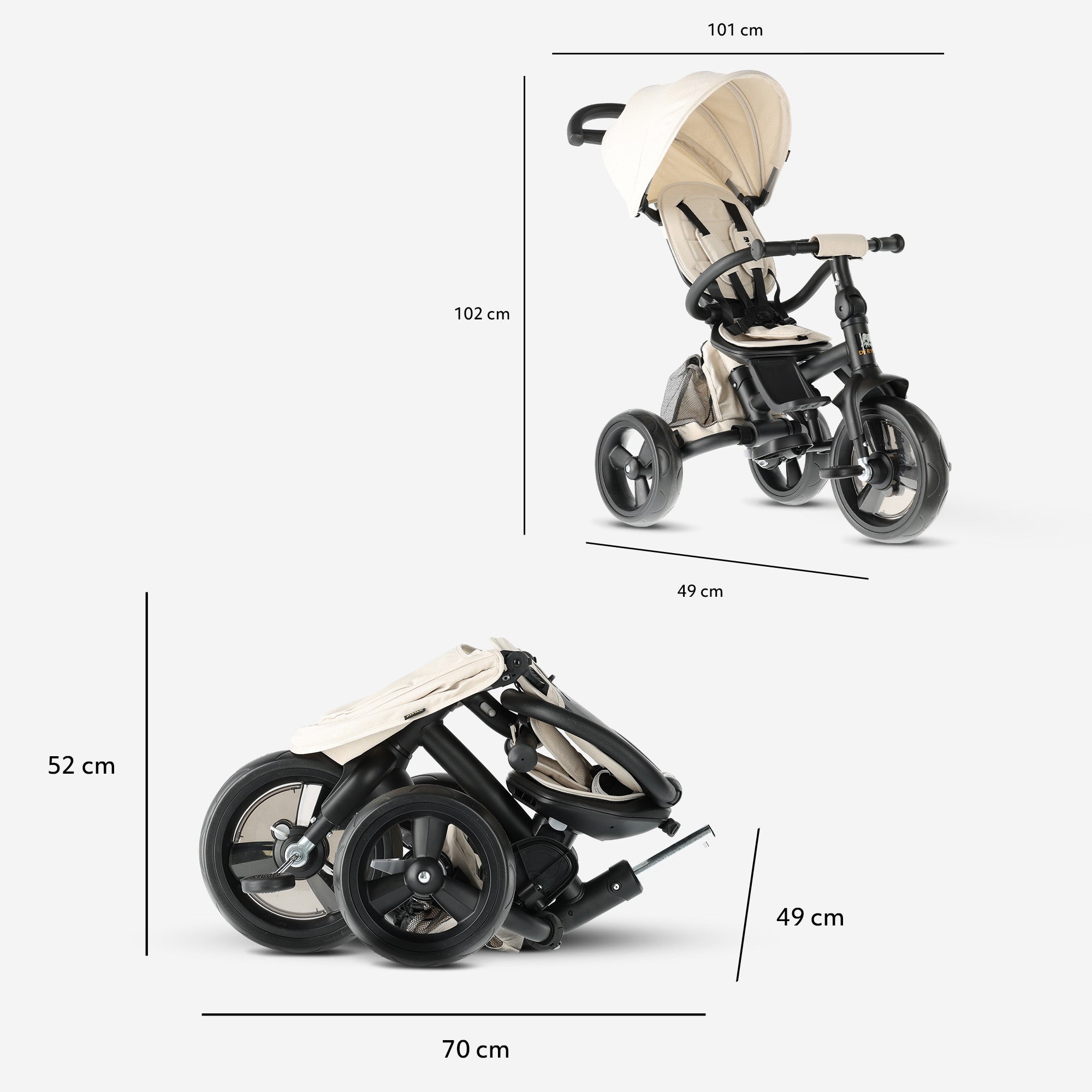 Explorer Dreirad Creme