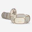 Basketball Ball Pit Cream Brown 3-in-1 foldable lightweight design multifunctional play area
