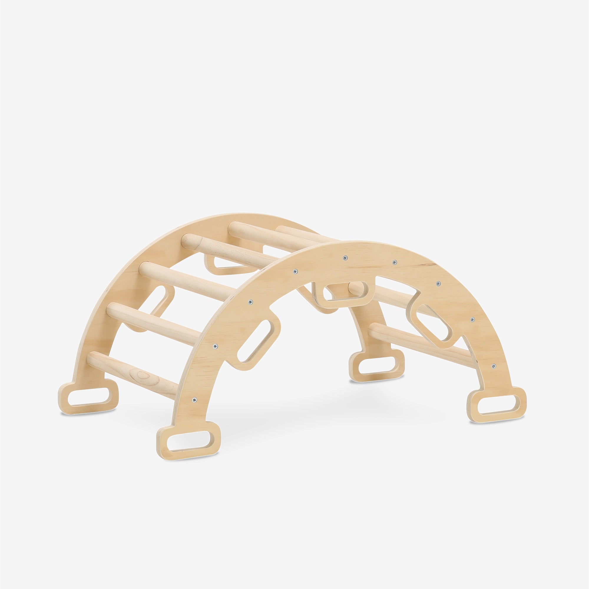 Estructura de escalada XXL de lujo - Triángulo plegable + Arco de escalada + Rampa con tobogán