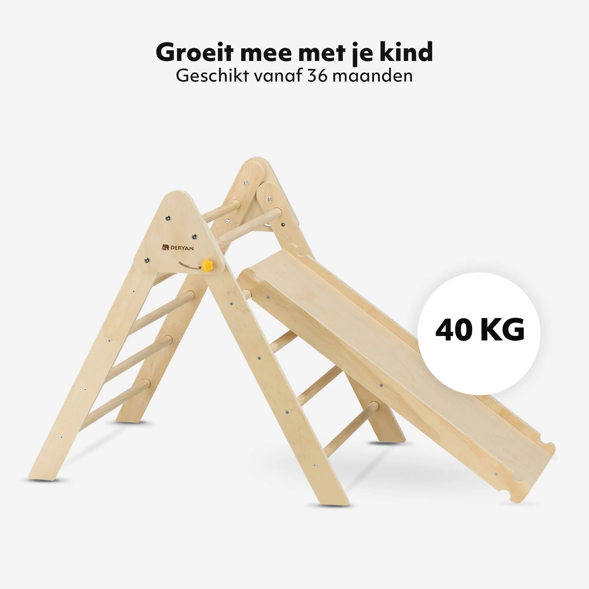 Foldable Climbing Rack Triangle with Slope with Slide