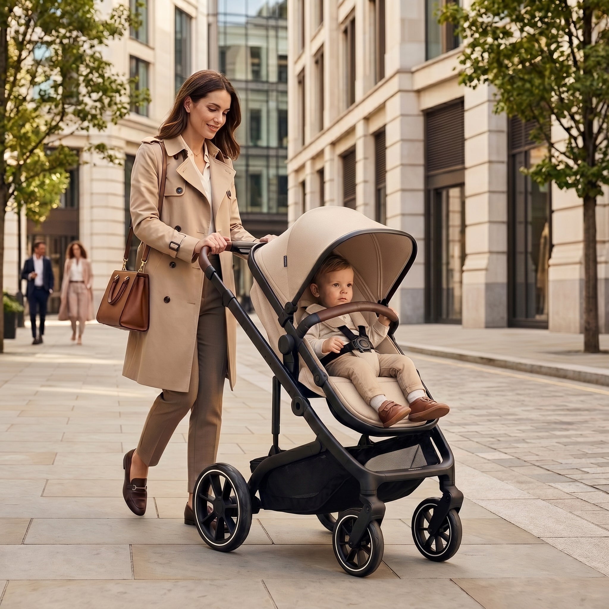 Noa 3-in-1 Kinderwagen Nougat