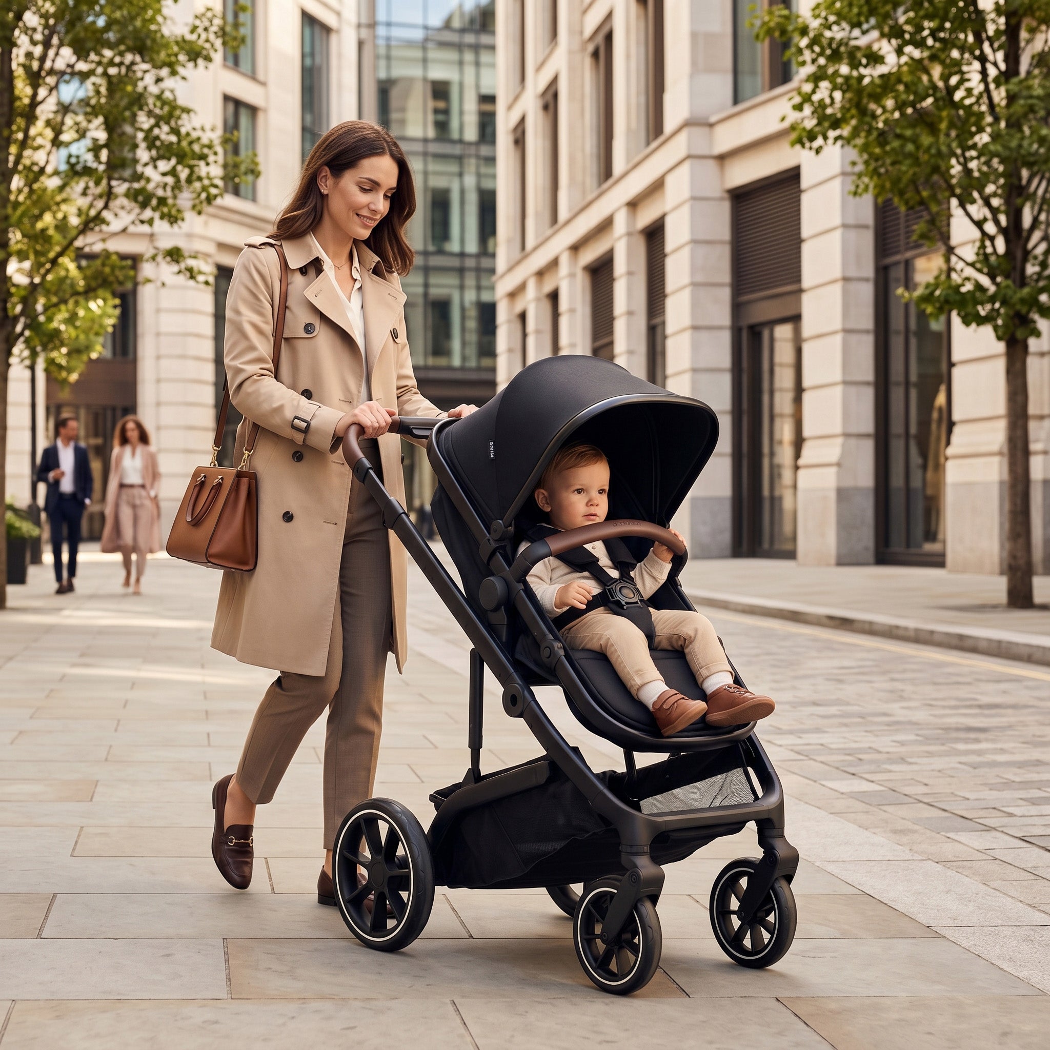 Noa 3-in-1 Kinderwagen Zwart