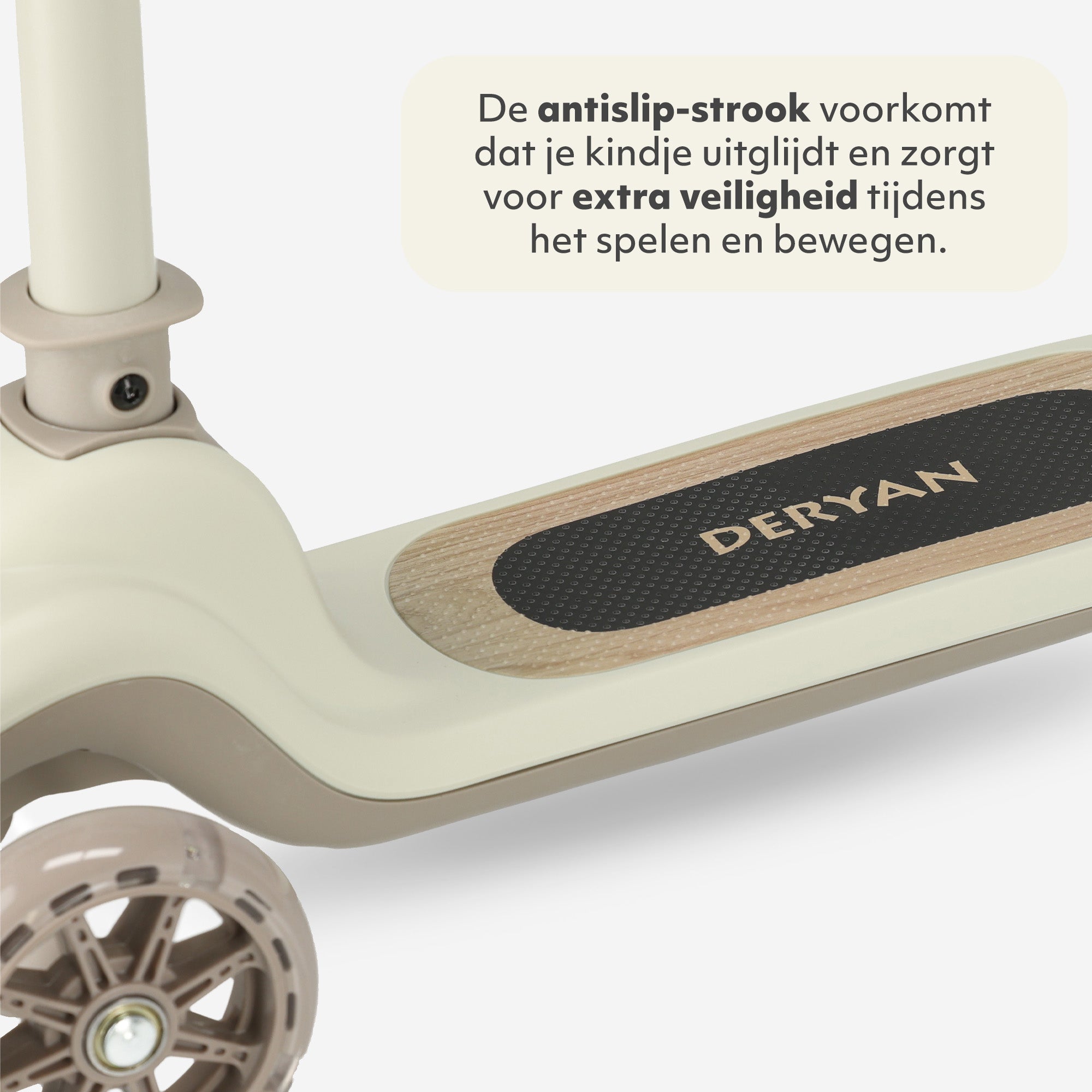 Harvey Kids scooter 3 wheels - age group 3+ - max 50kg - LED lights in the wheels - height adjustable 65-70-75-80 cm - Gray