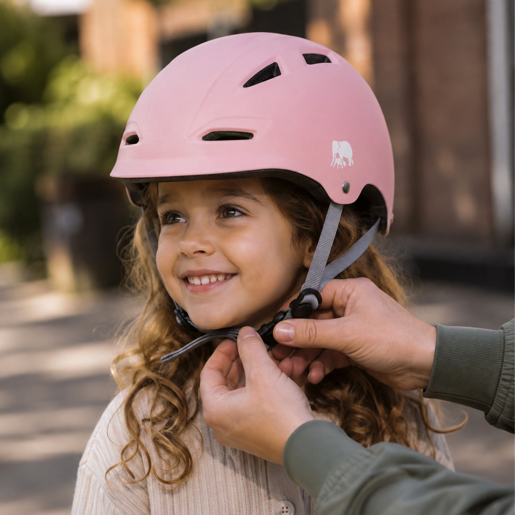 Kinderhelm Roze -  Maat S