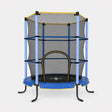 140 cm Indoor Kids' Trampoline - With Safety Net - Blue