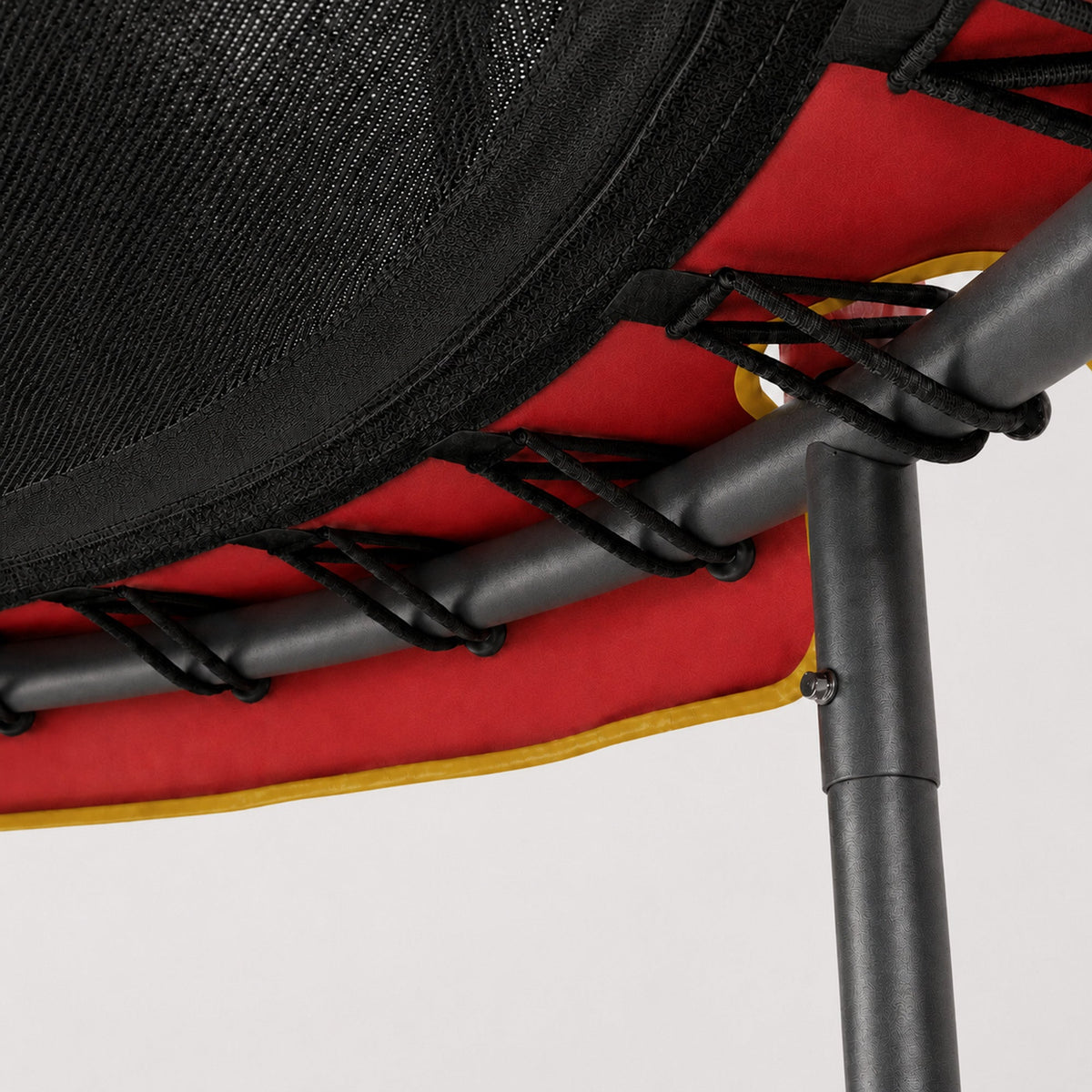 140 cm Indoor Kids' Trampoline - With Safety Net - Red