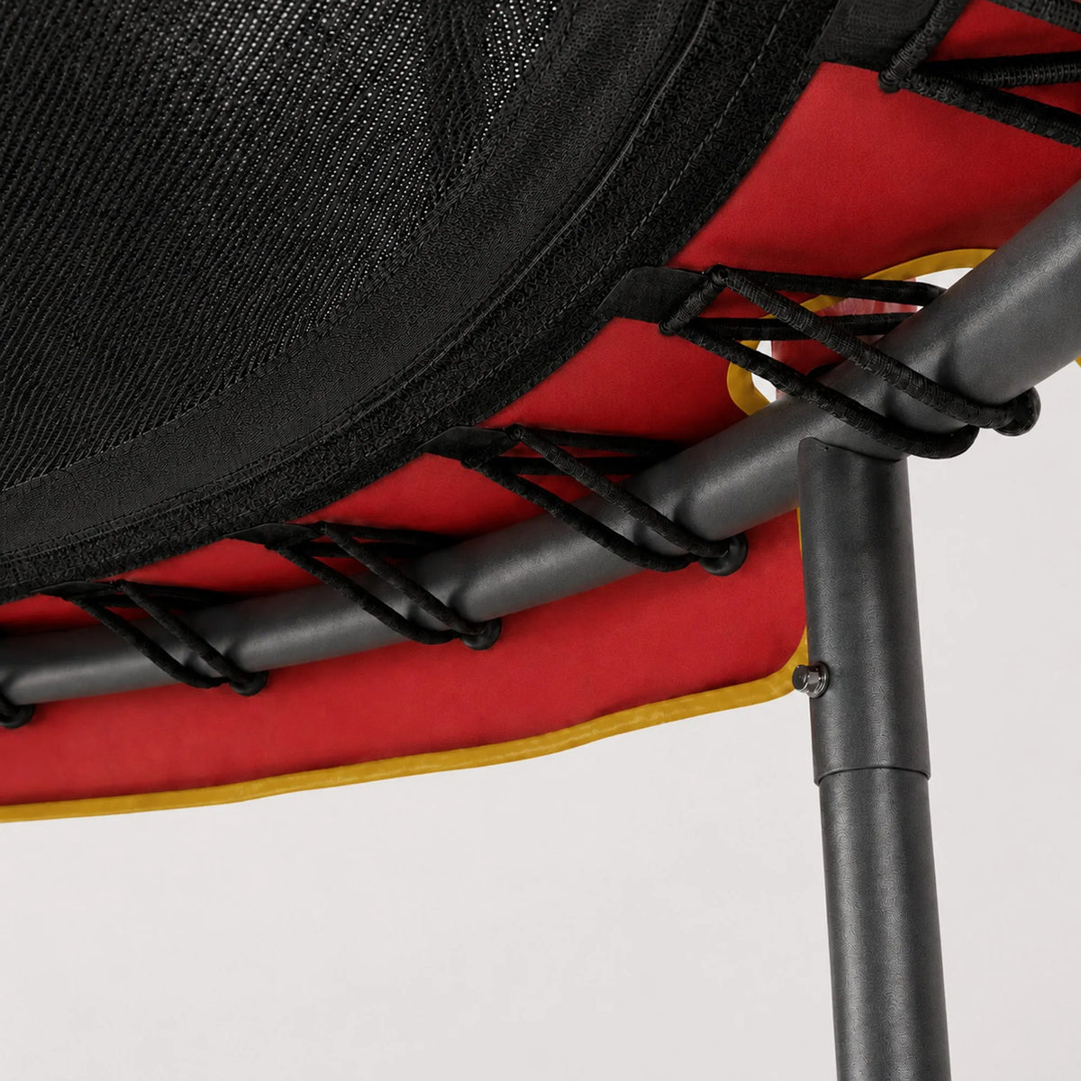 140 cm Indoor Kids' Trampoline - With Safety Net - Red